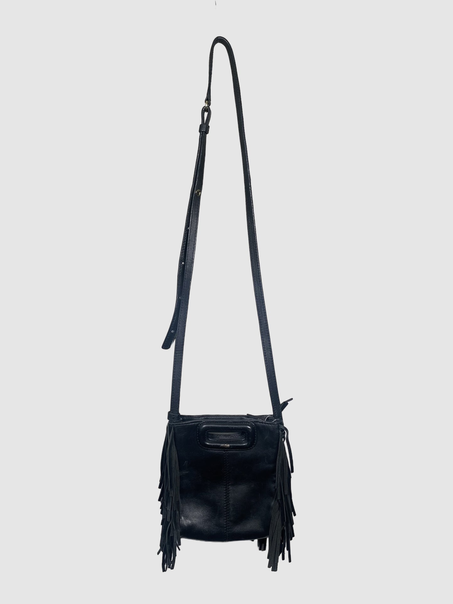 Maje Fringed Crossbody Bag