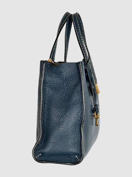 Marc Jacobs Mini Grind Leather Tote Bag