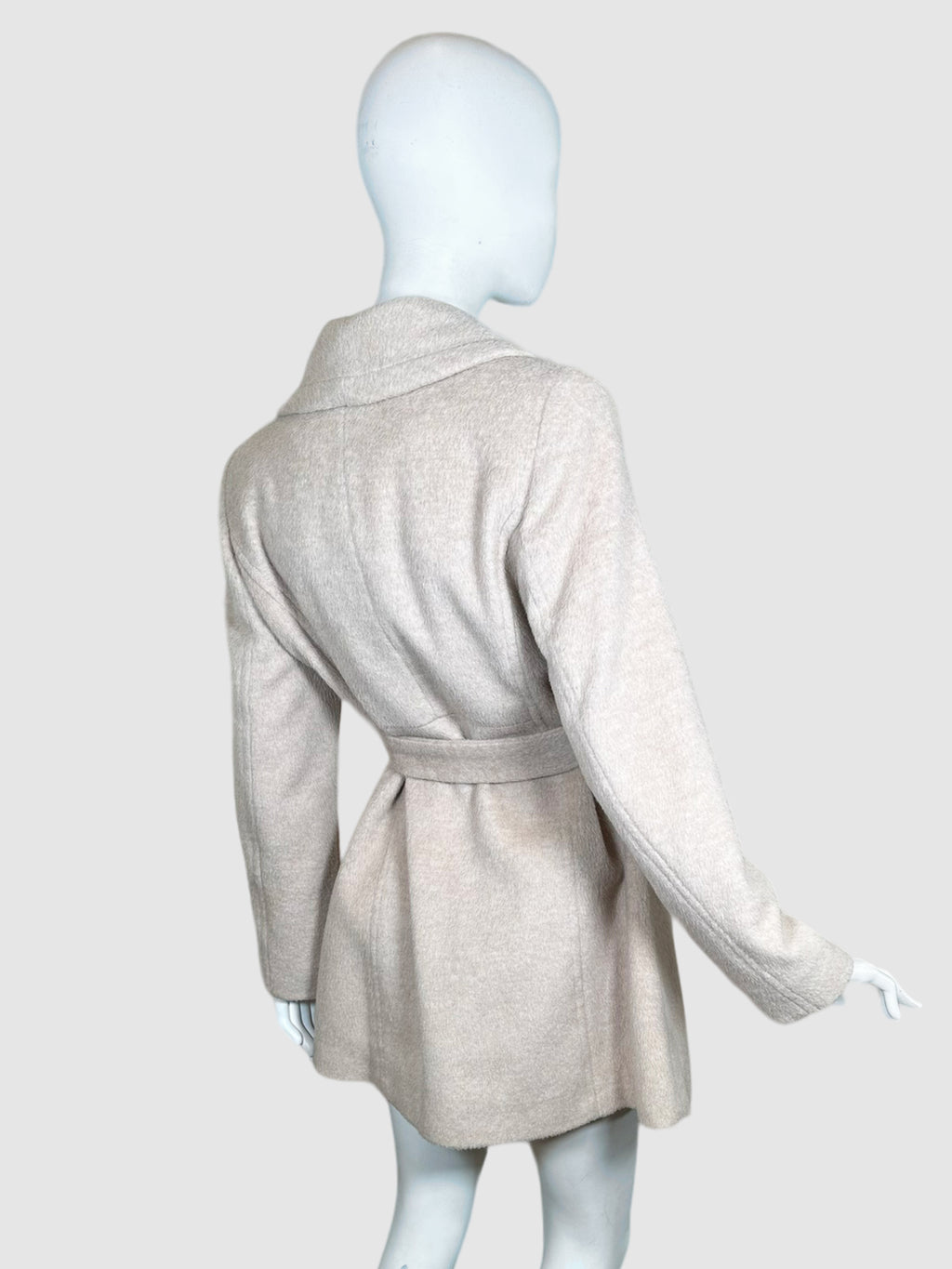 Michael Kors Wool Blend Belted Coat - Size 8