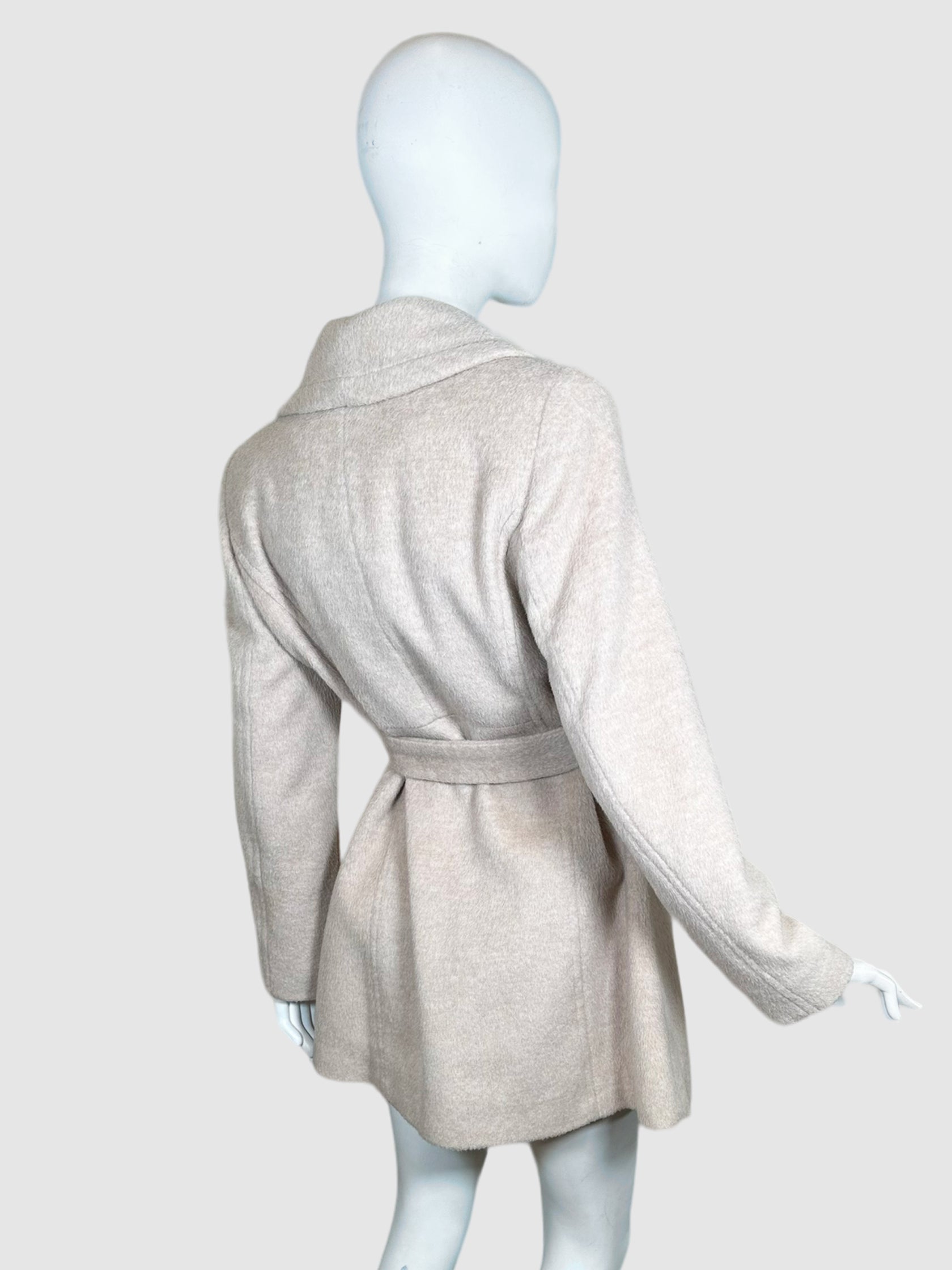 Michael Kors Wool Blend Belted Coat - Size 8