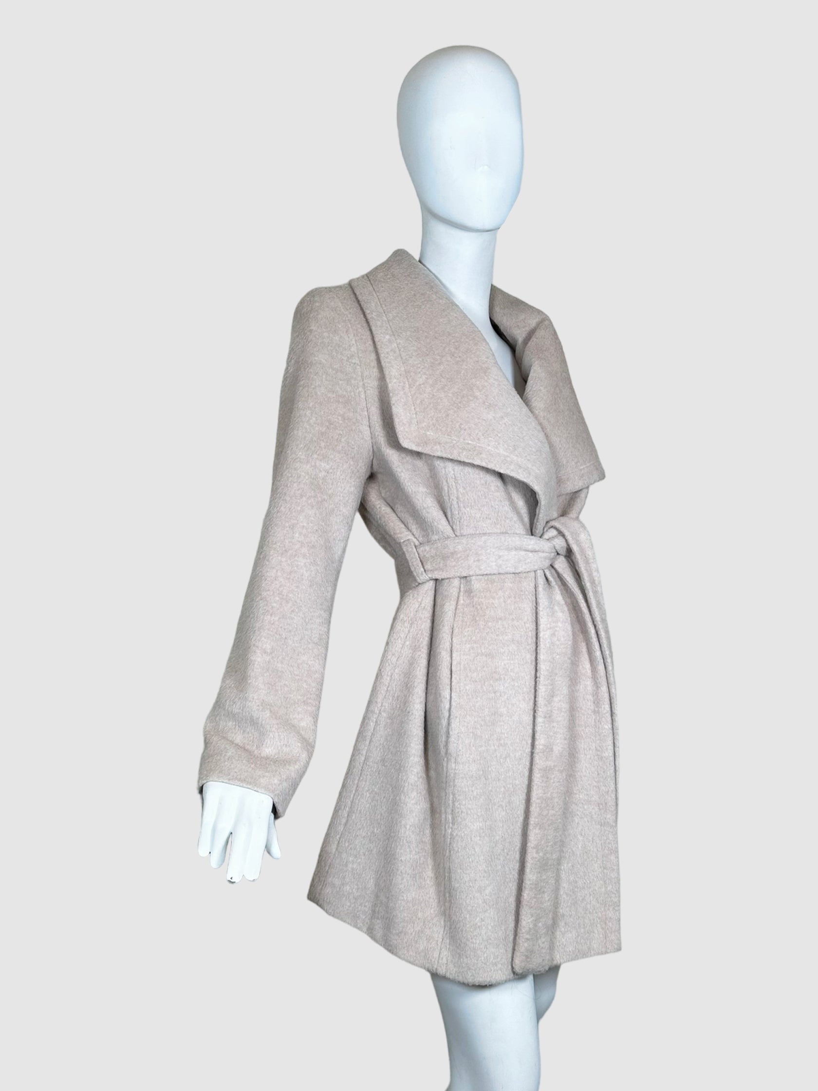Michael Kors Wool Blend Belted Coat - Size 8