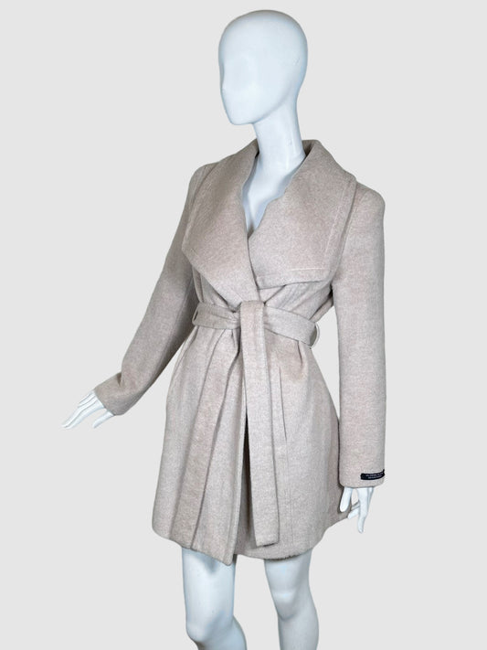 Michael Kors Wool Blend Belted Coat - Size 8