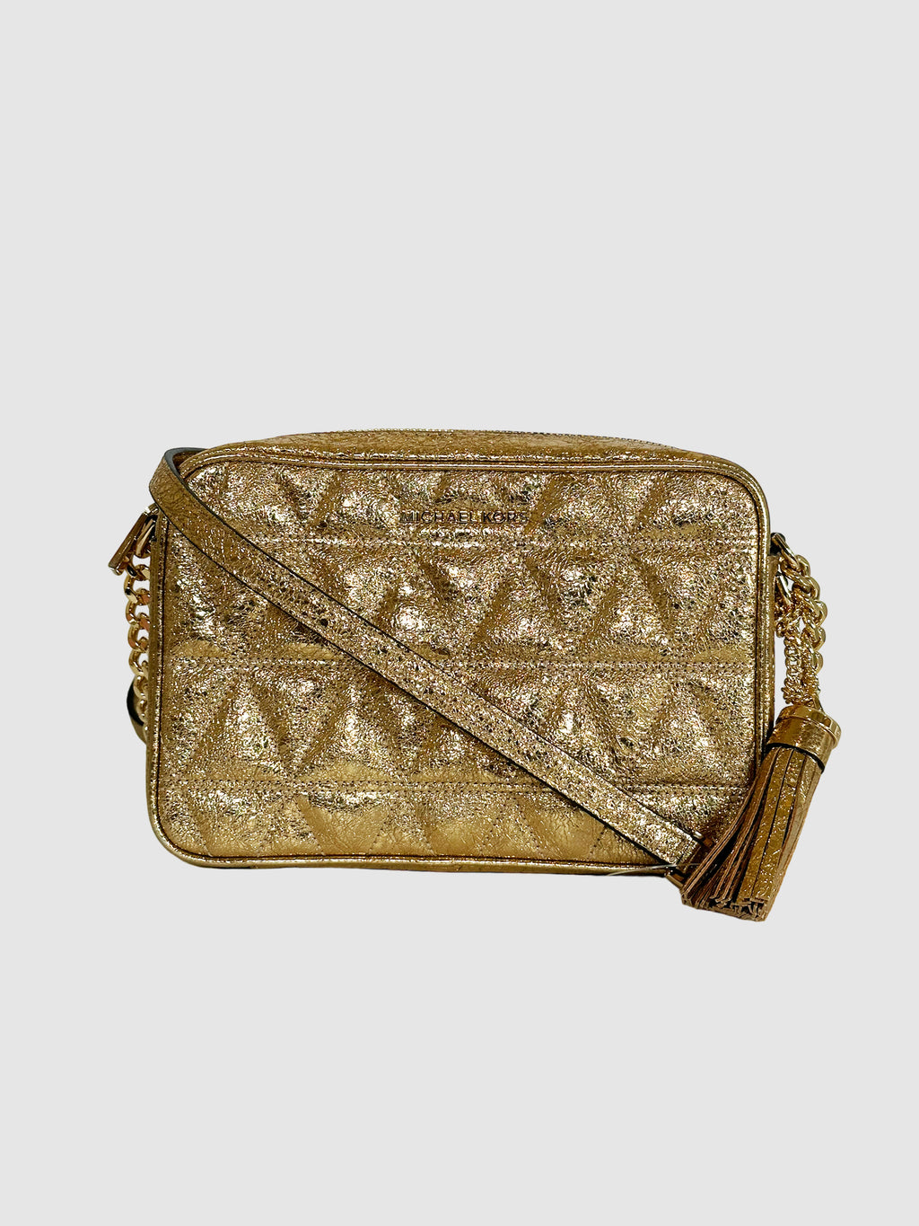 Michael Kors Ginny Quilted Crackle Camera Bag