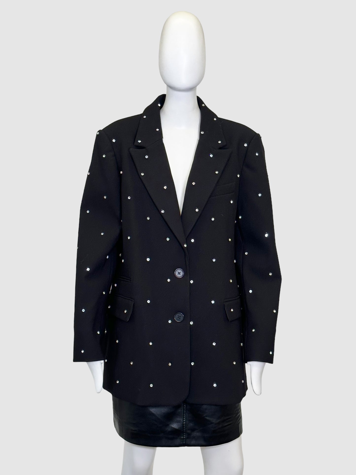Michael Kors Crystal Embellished Blazer - Size 14