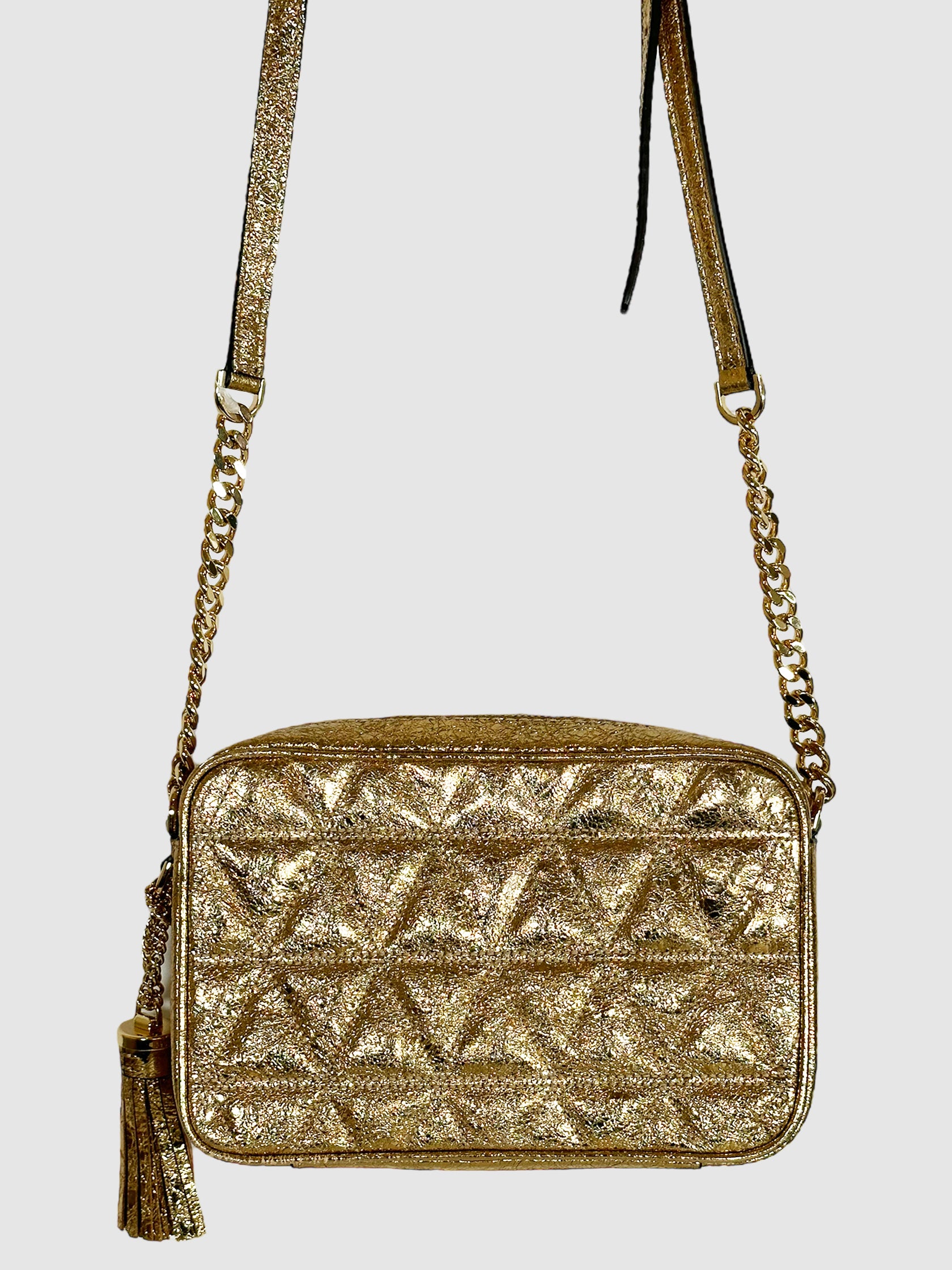 Michael Kors Ginny Quilted Crackle Camera Bag