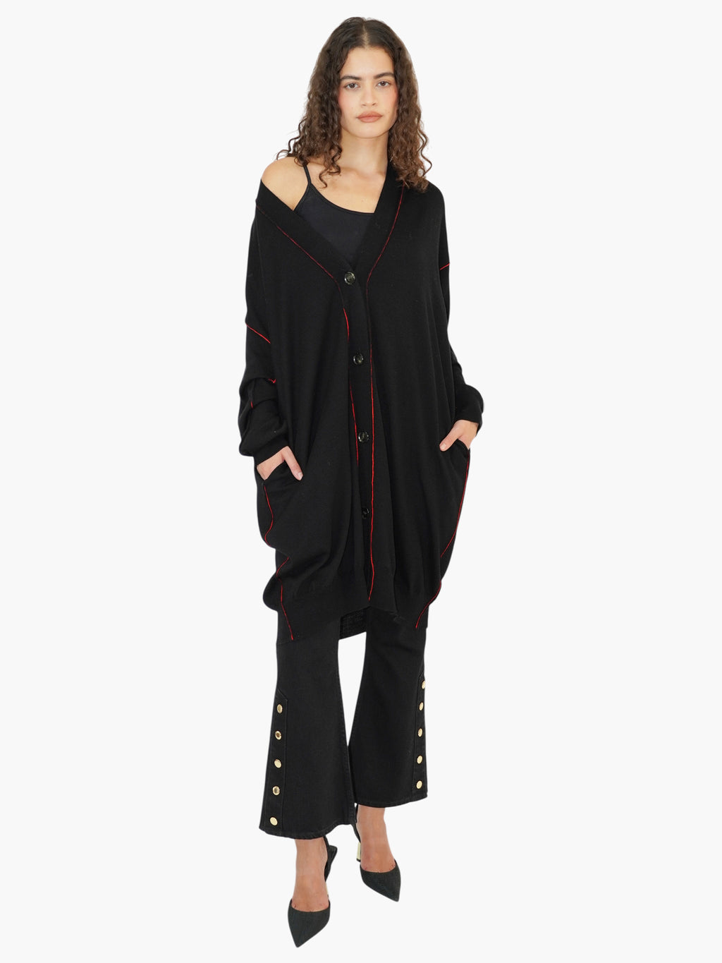 Wool Longline Cardigan