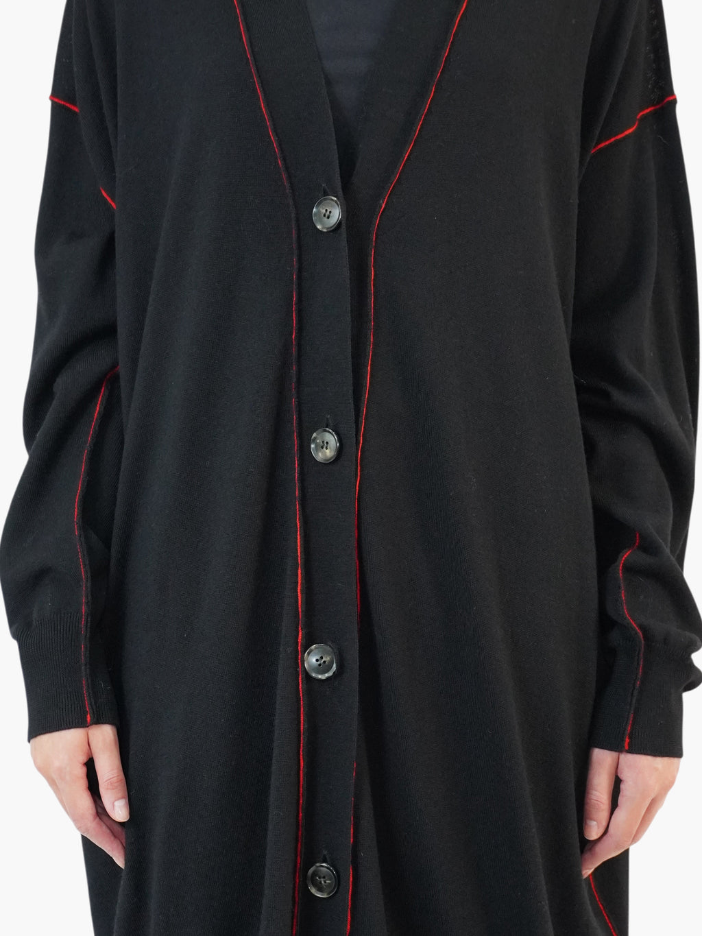 Wool Longline Cardigan
