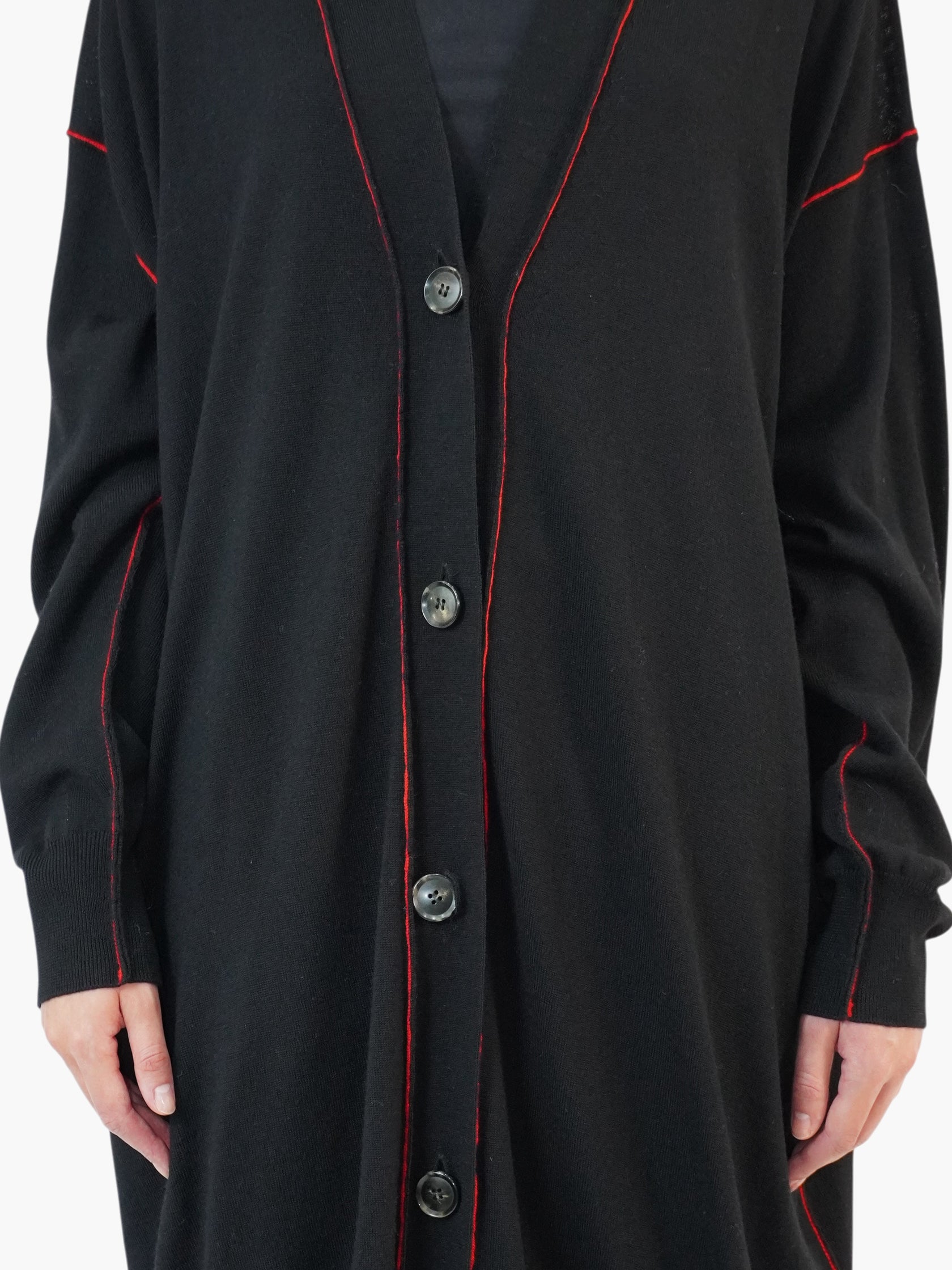 Wool Longline Cardigan