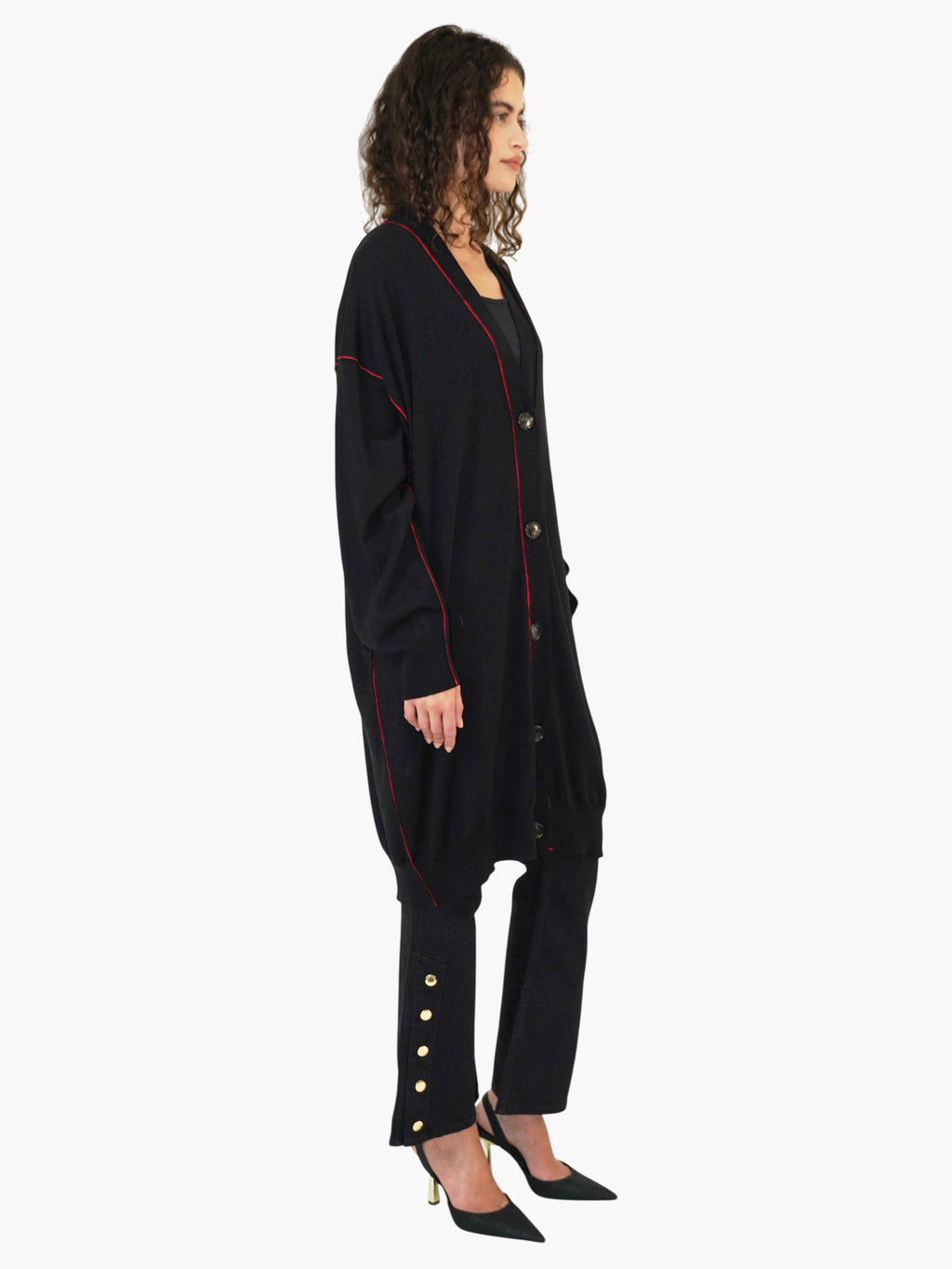 Wool Longline Cardigan
