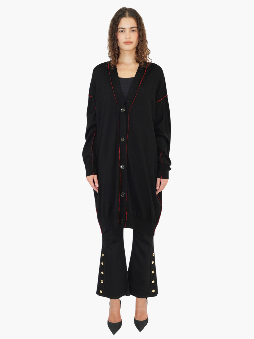 Wool Longline Cardigan