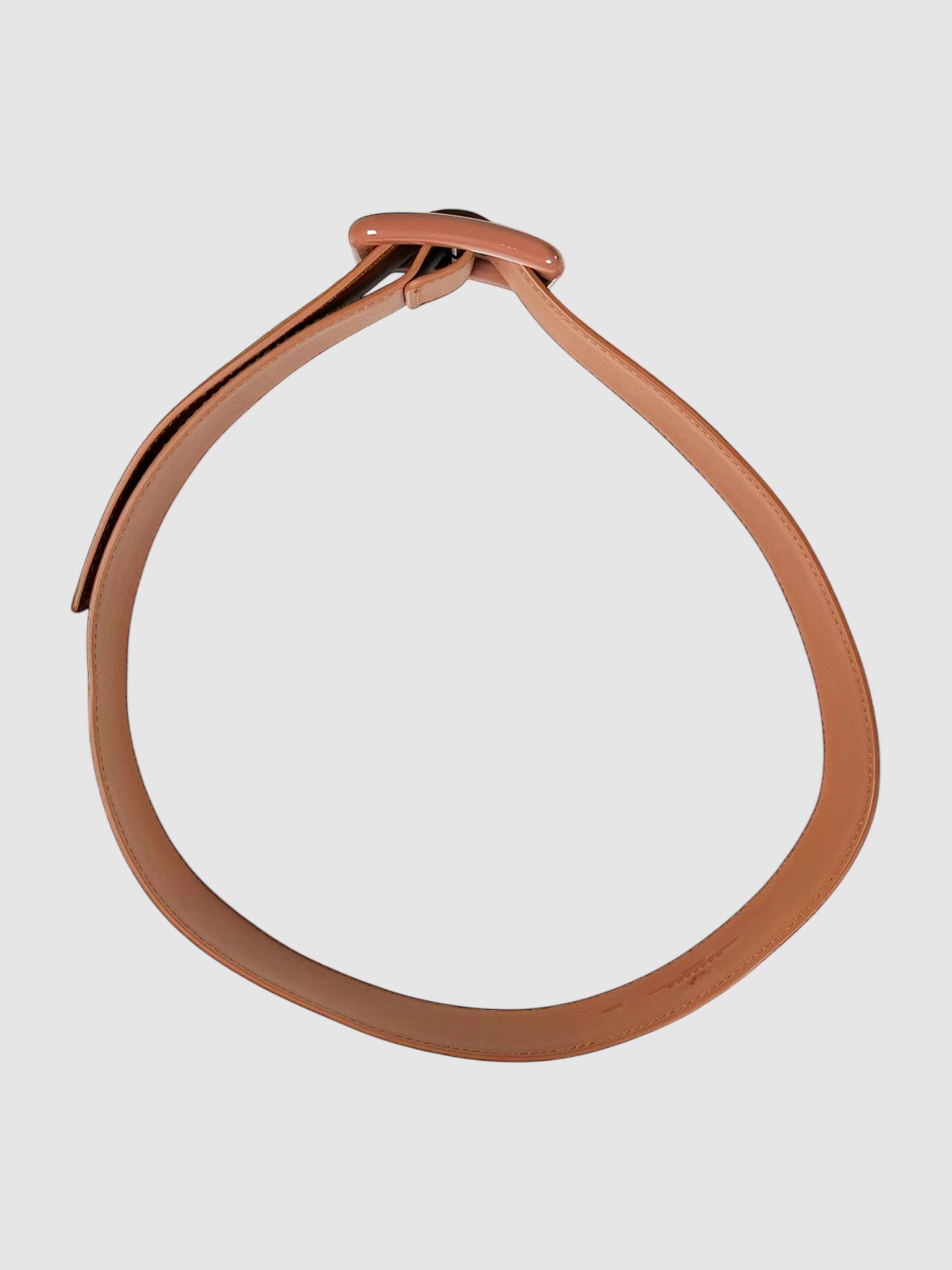 Raffia Leather Belt