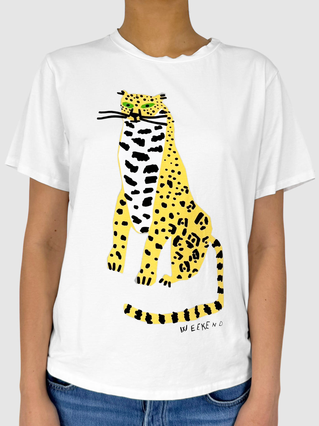 Cheetah Graphic Top