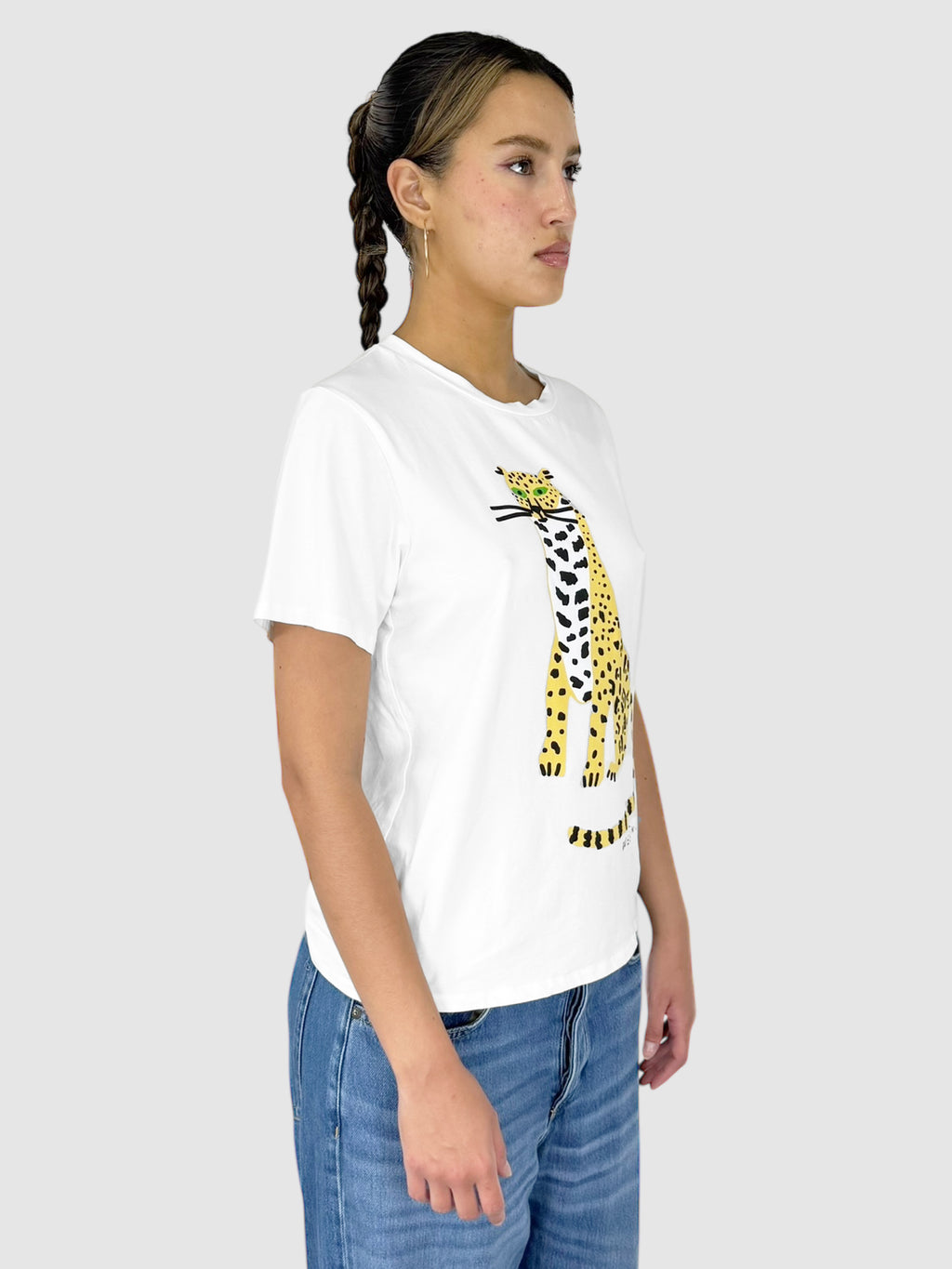 Cheetah Graphic Top