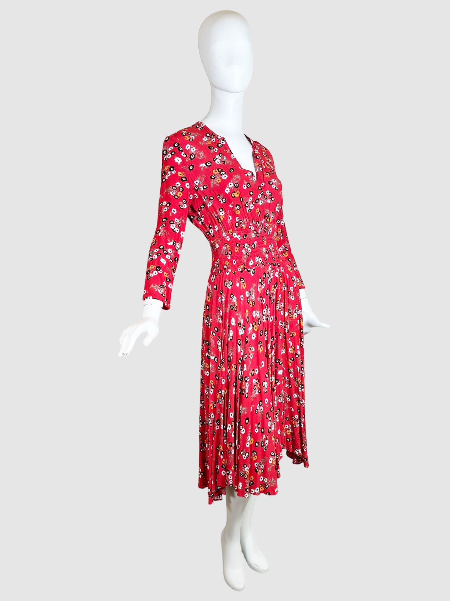 Maje Floral Maxi Dress - Size 4