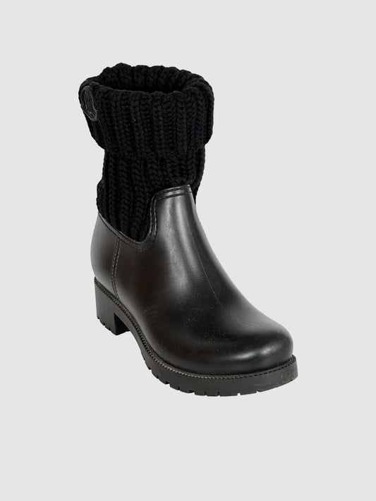 Moncler Ankle Rain Boots - Size 37