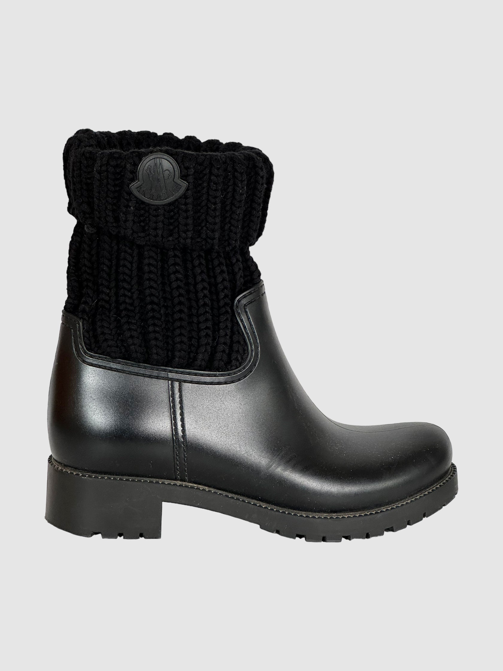 Moncler Ankle Rain Boots - Size 37