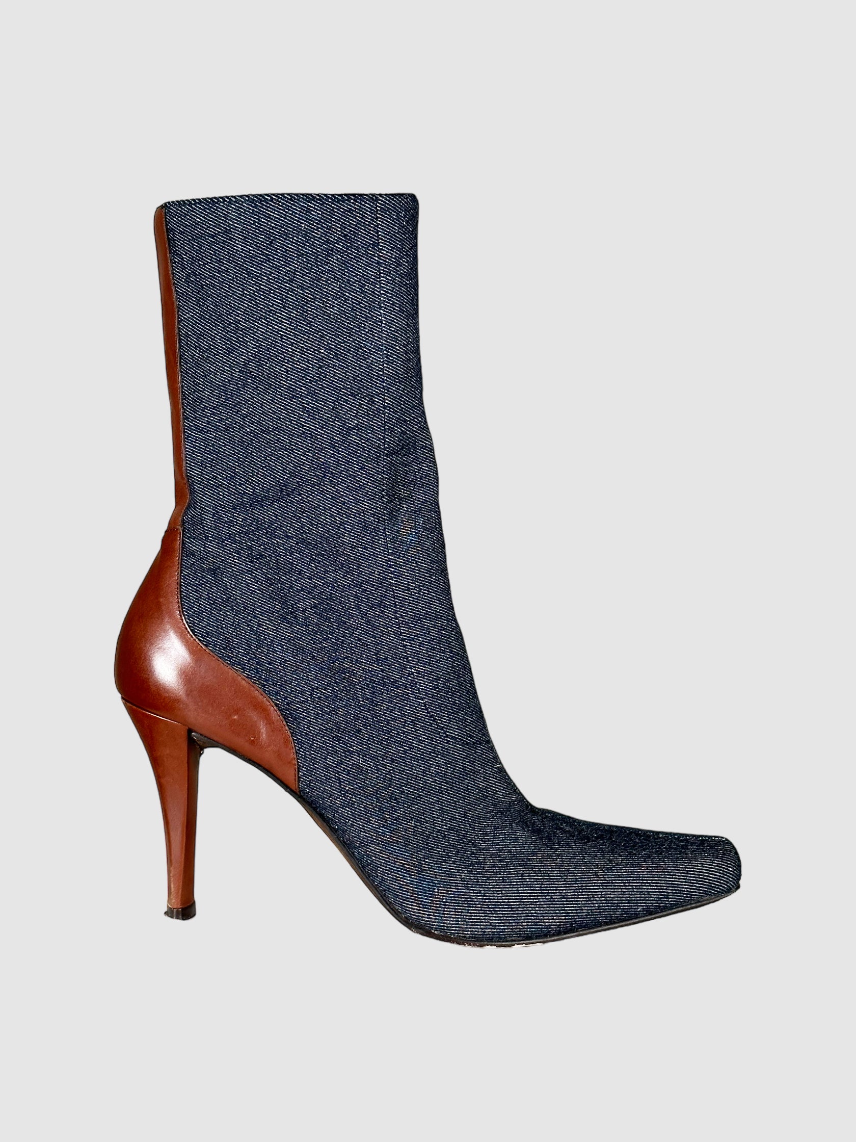 Donald J Pliner Denim Boots - Size 8.5