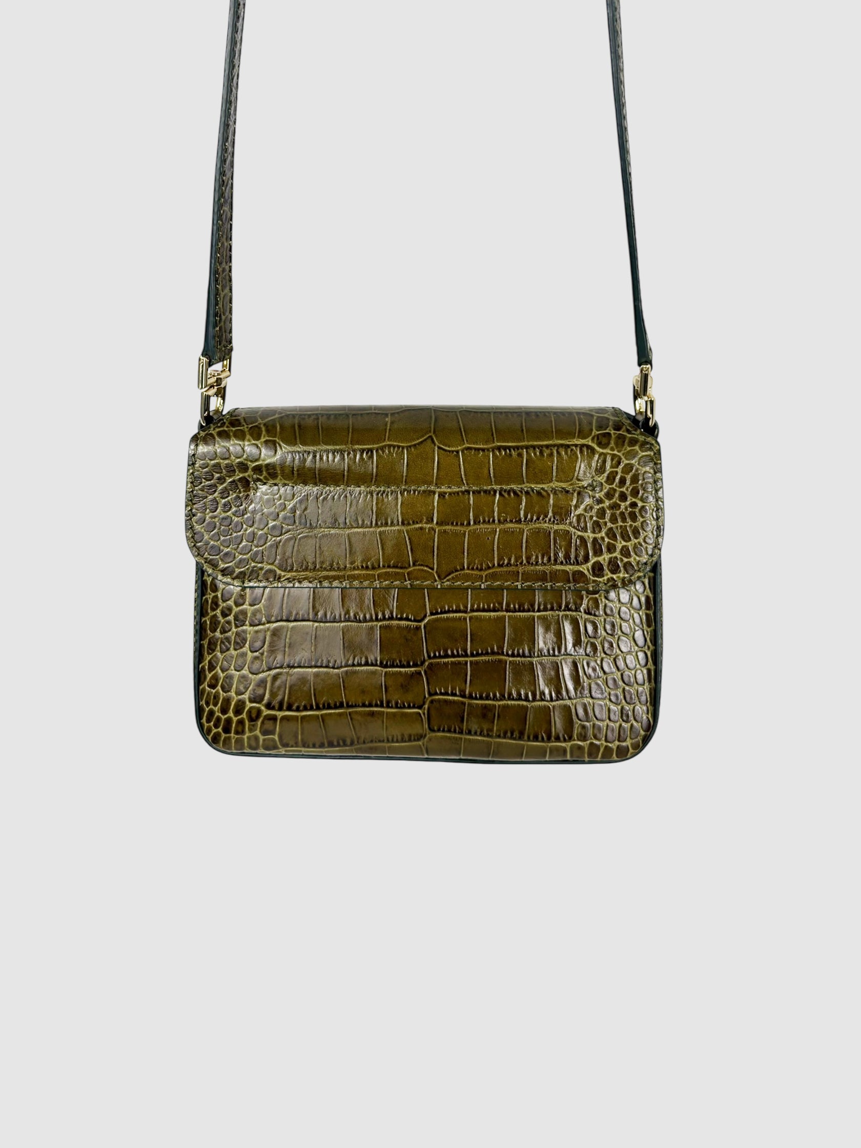Croc-Embossed Nobile Bag