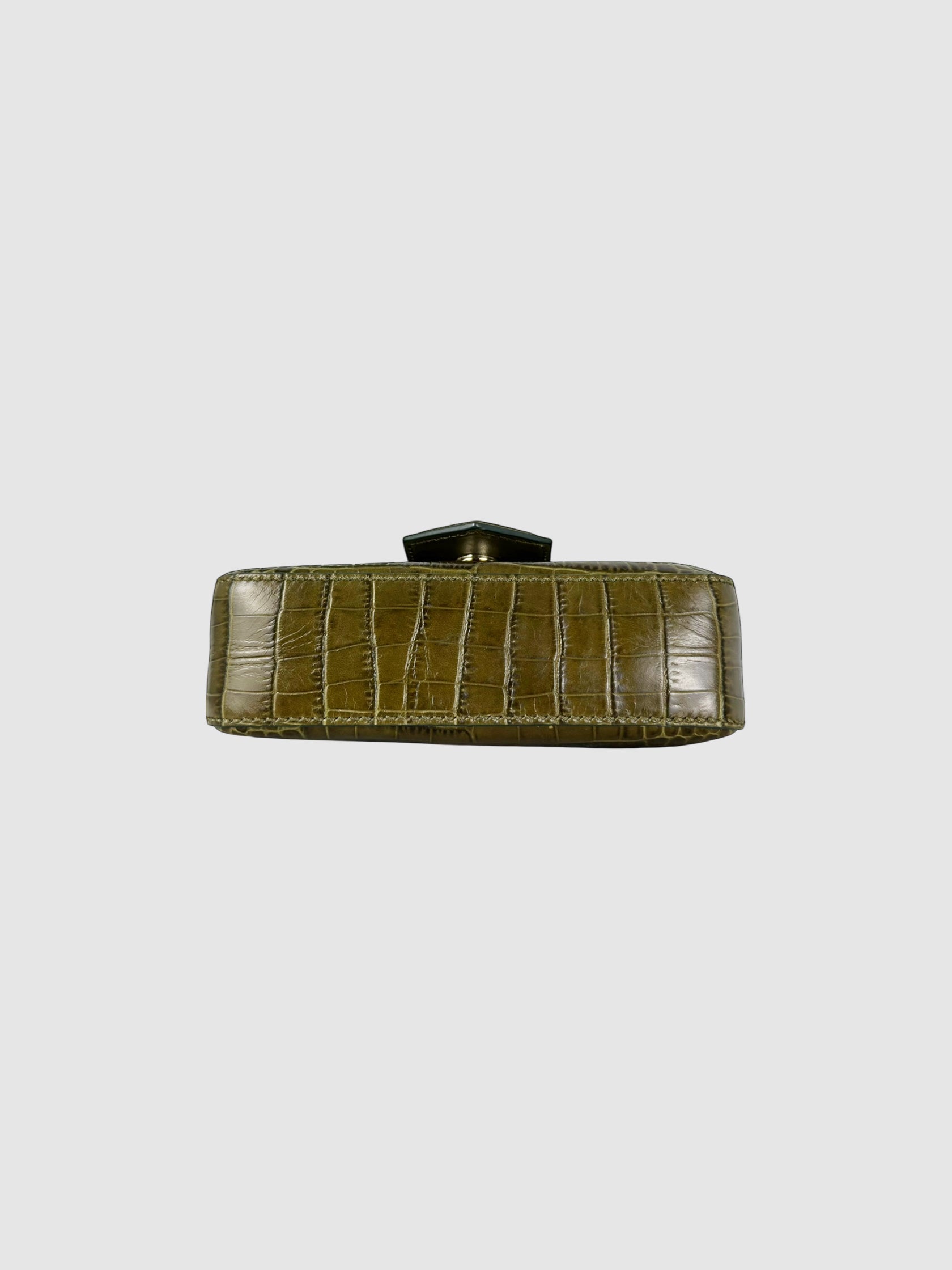Croc-Embossed Nobile Bag