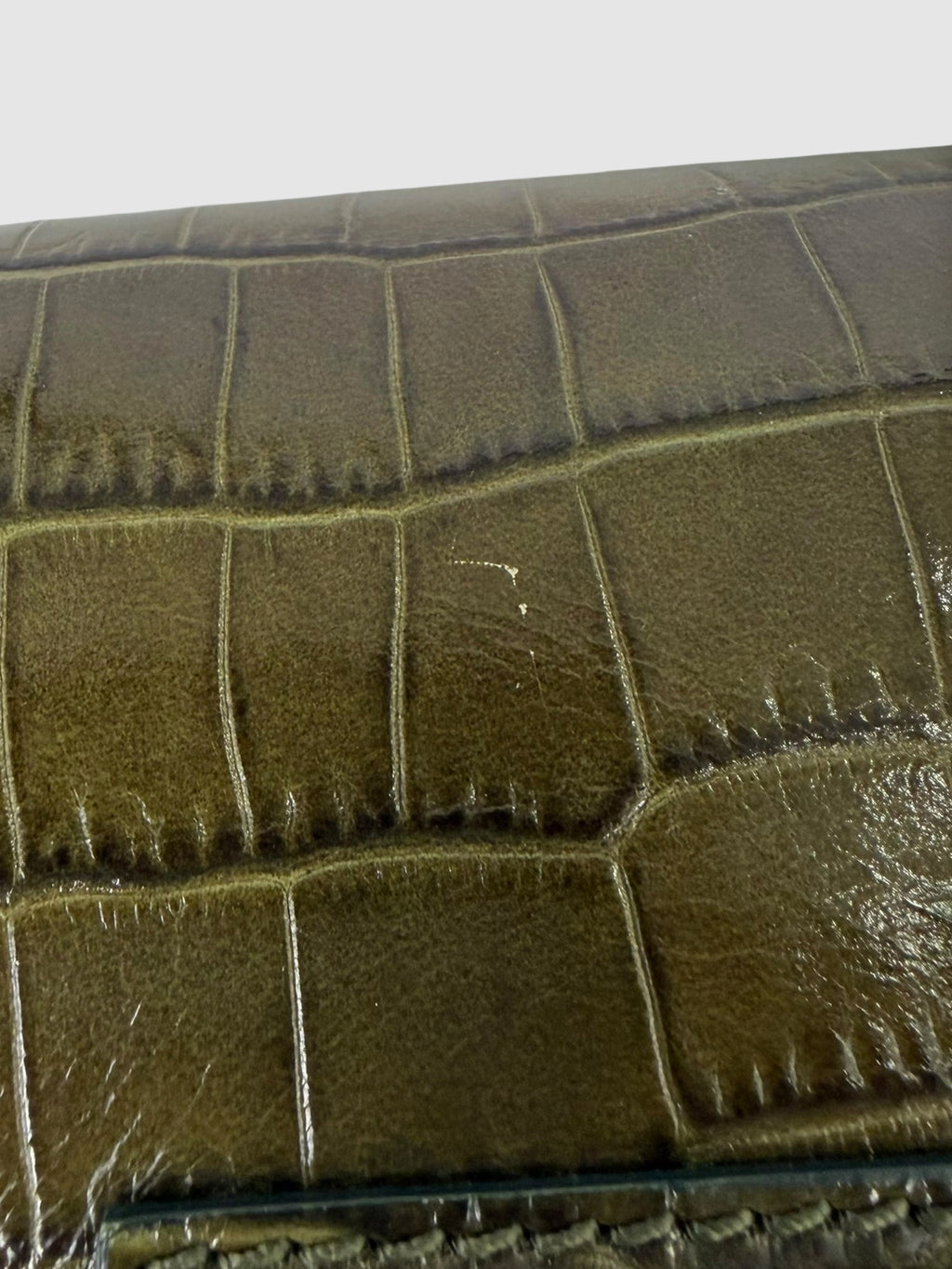 Croc-Embossed Nobile Bag