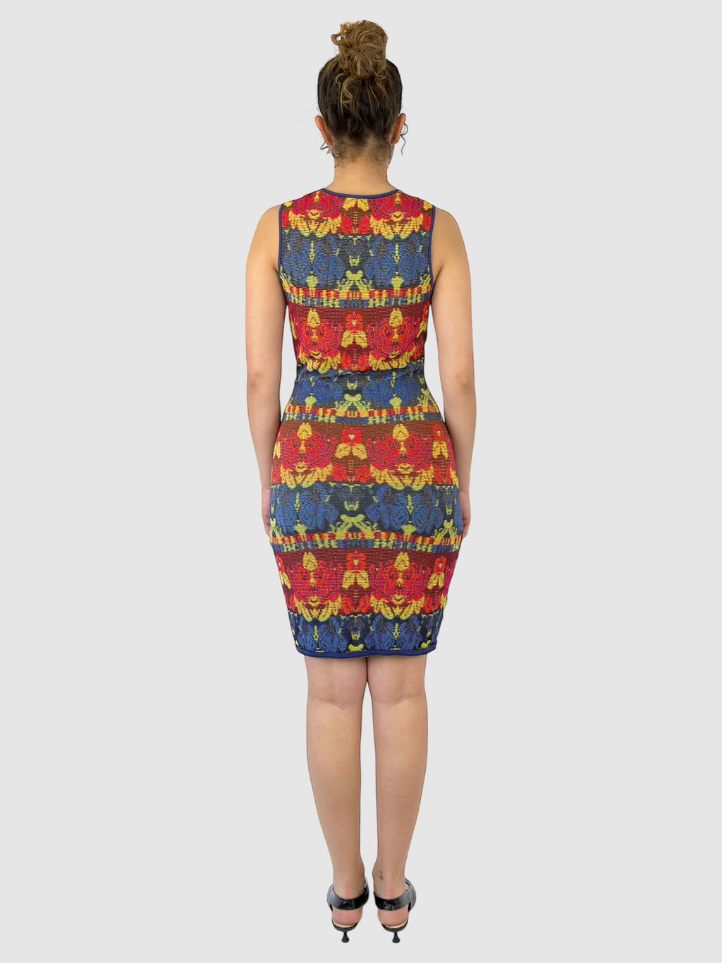 Patterned Mini Dress