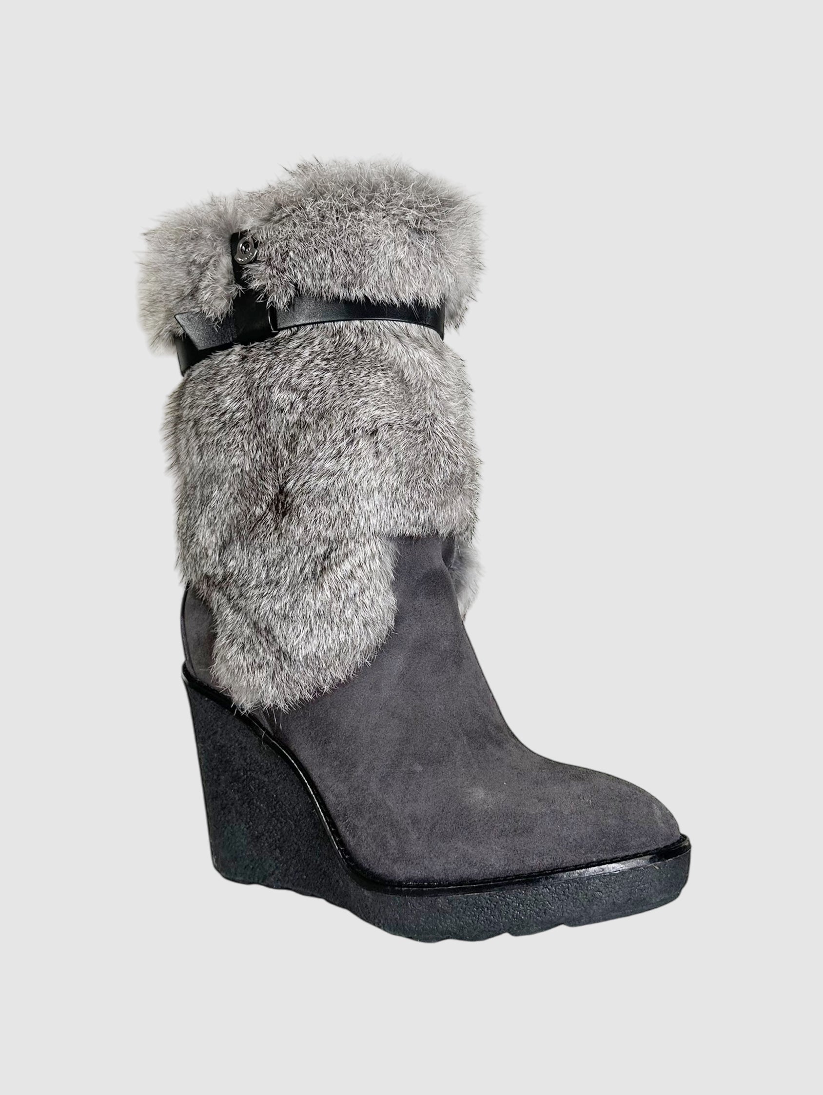 Moncler wedge boots best sale