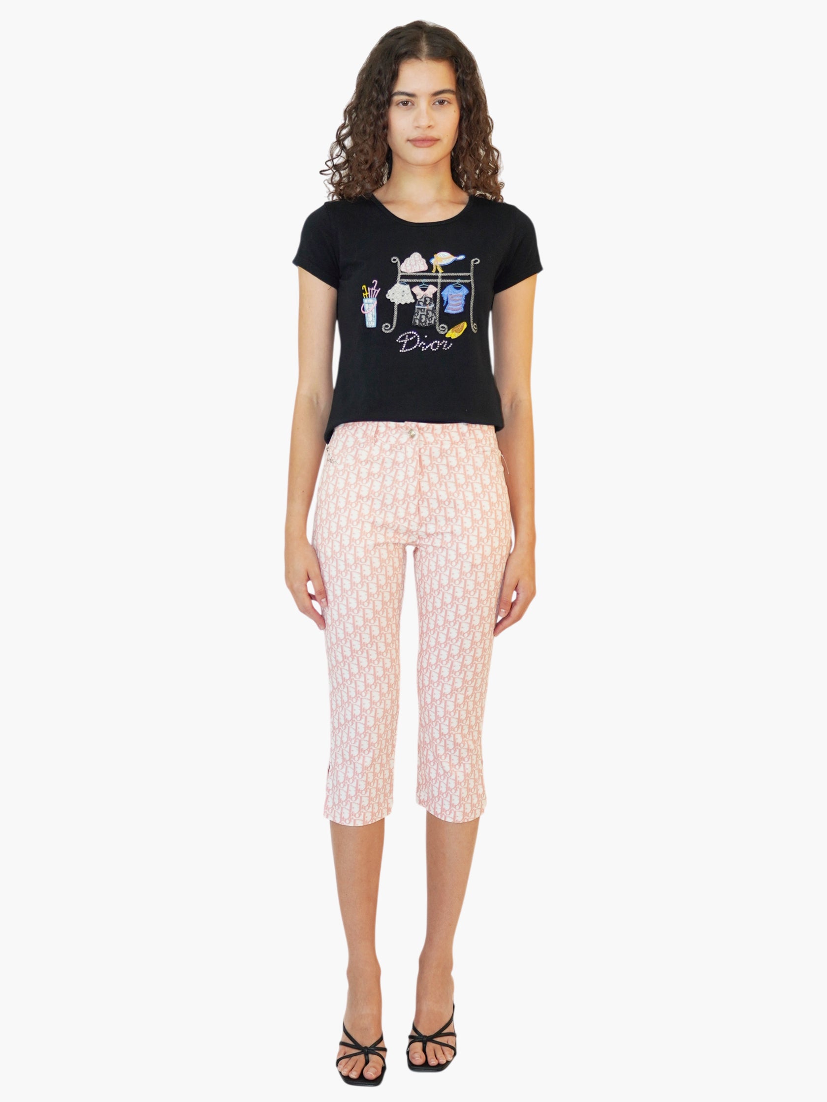 Monogram Capri Pants