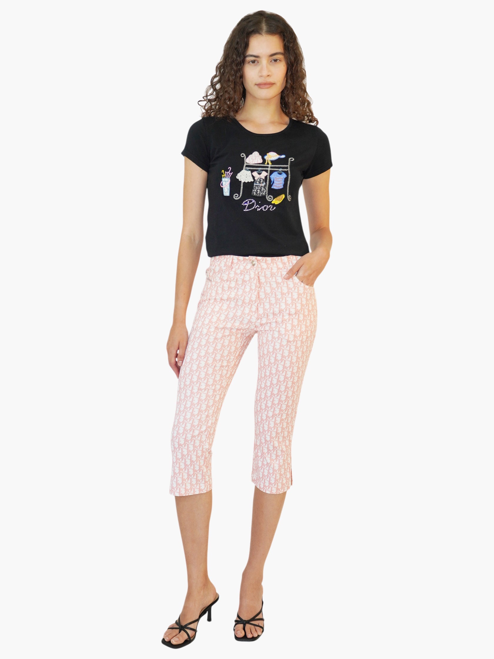 Monogram Capri Pants
