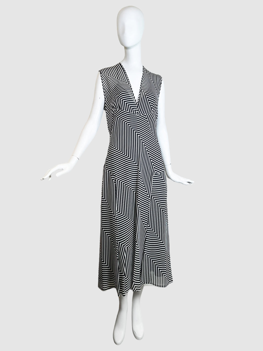 Sportmax Geometric Print Dress - Size 14