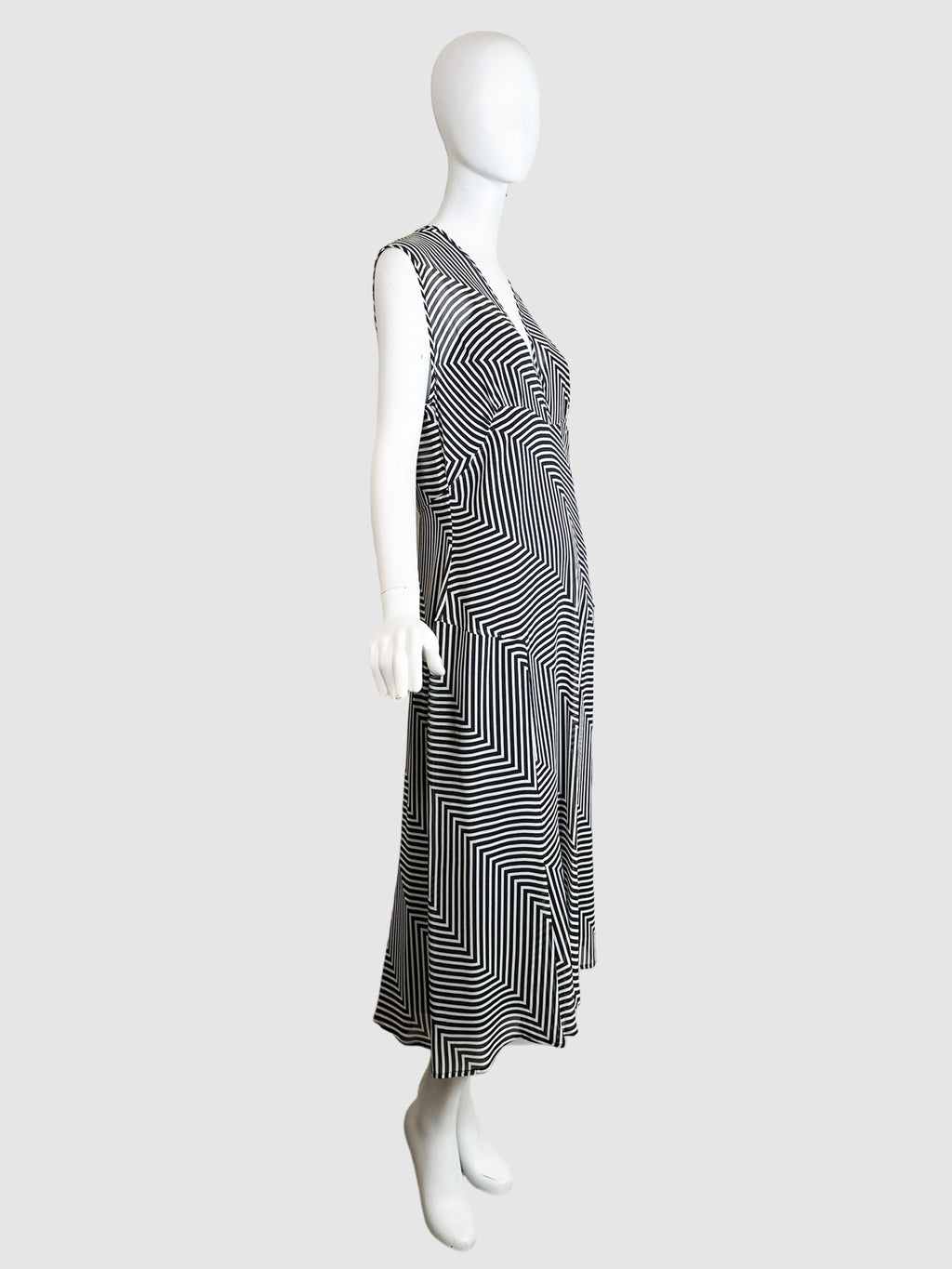 Sportmax Geometric Print Dress - Size 14