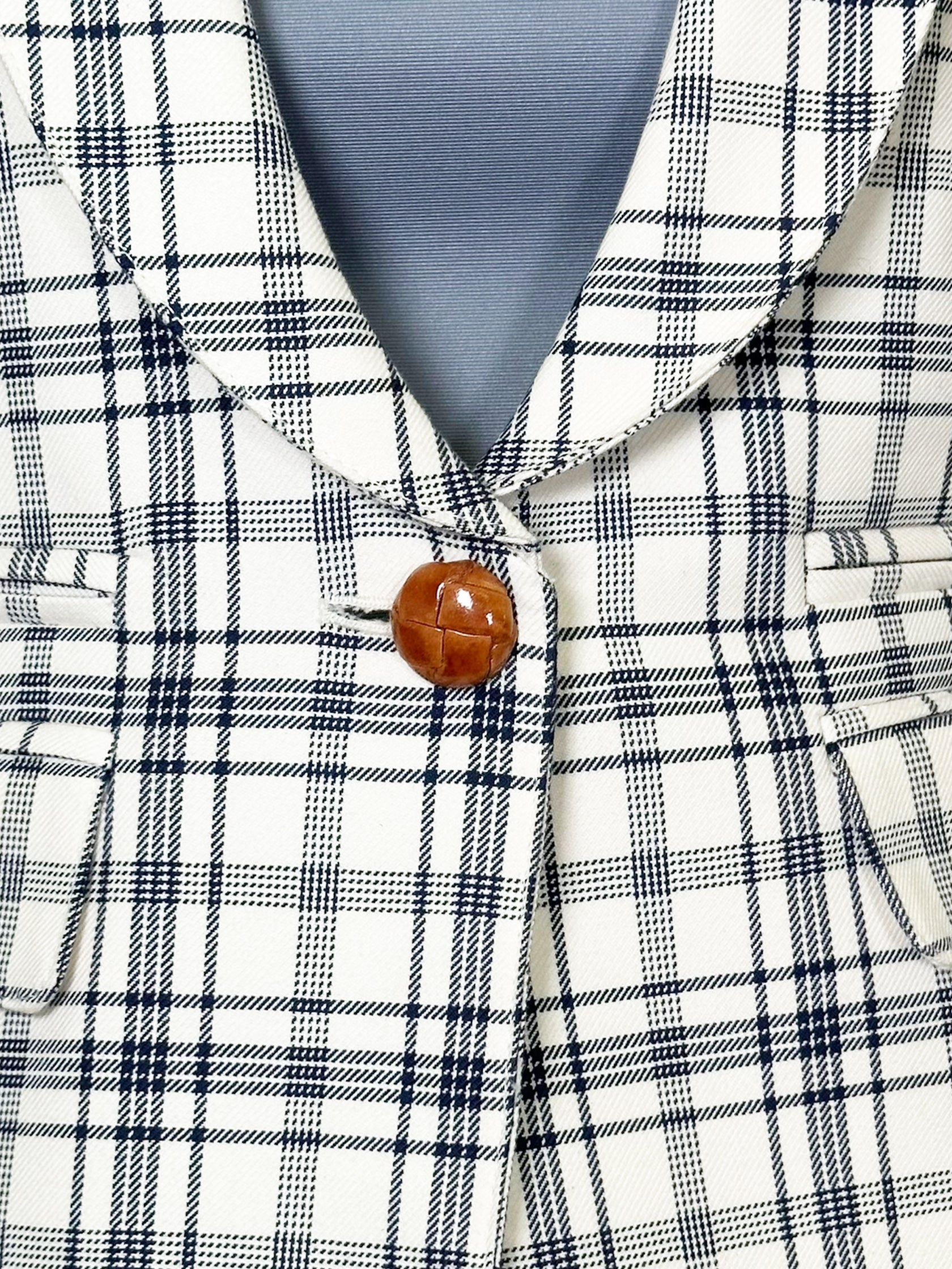 Smythe Plaid Single-breasted Blazer - Size 8