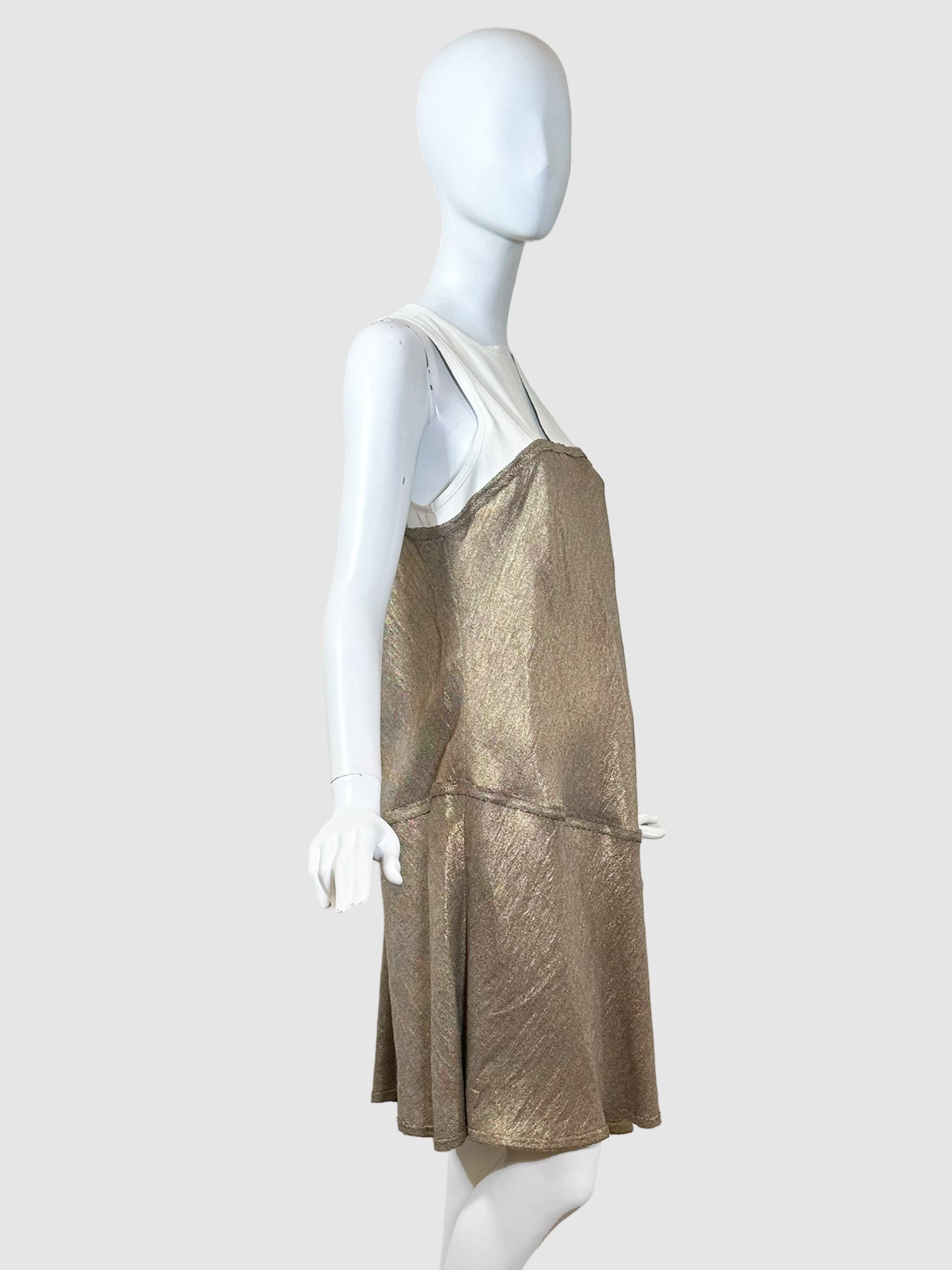 Marie Saint Pierre Contrast Sleeveless Dress - Size 2