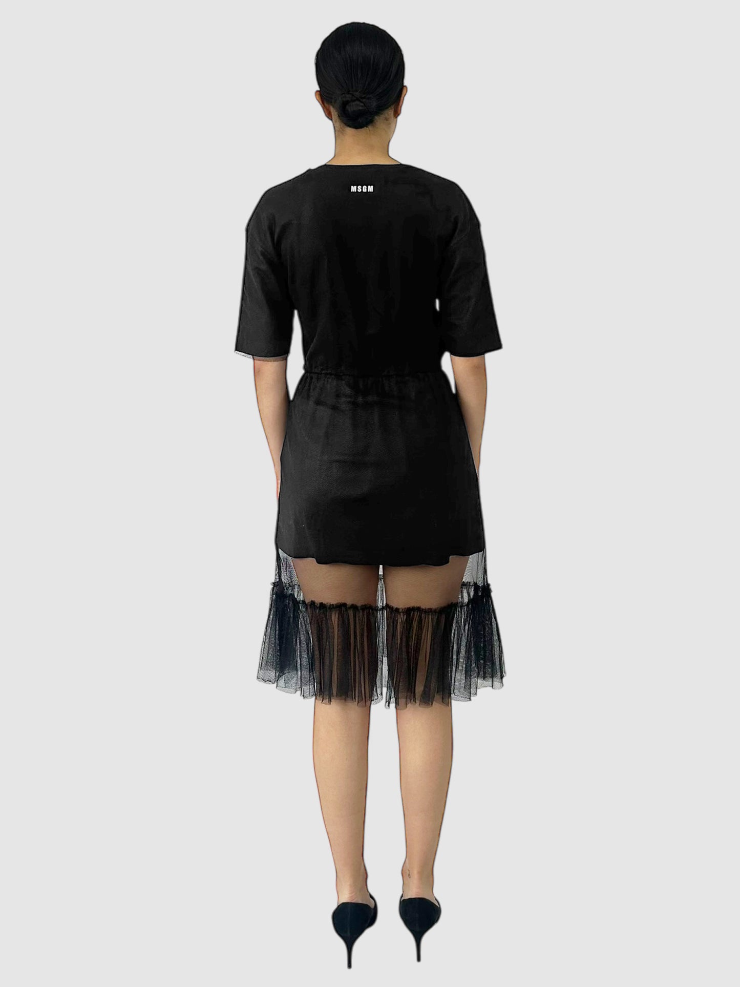 Tulle Hem Dress