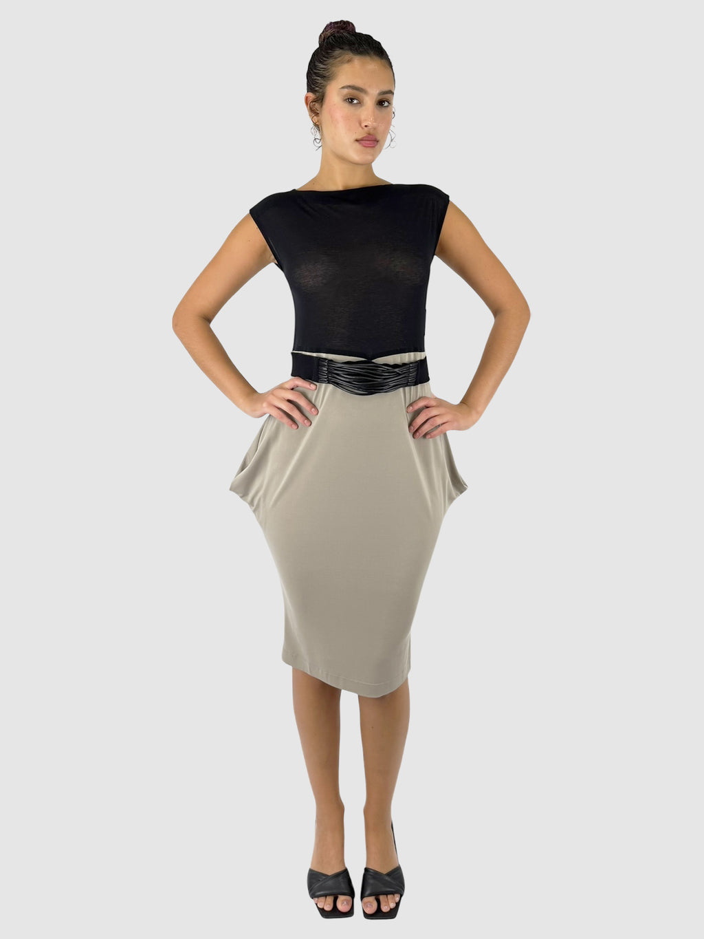 Colourblock Stretchy Dress