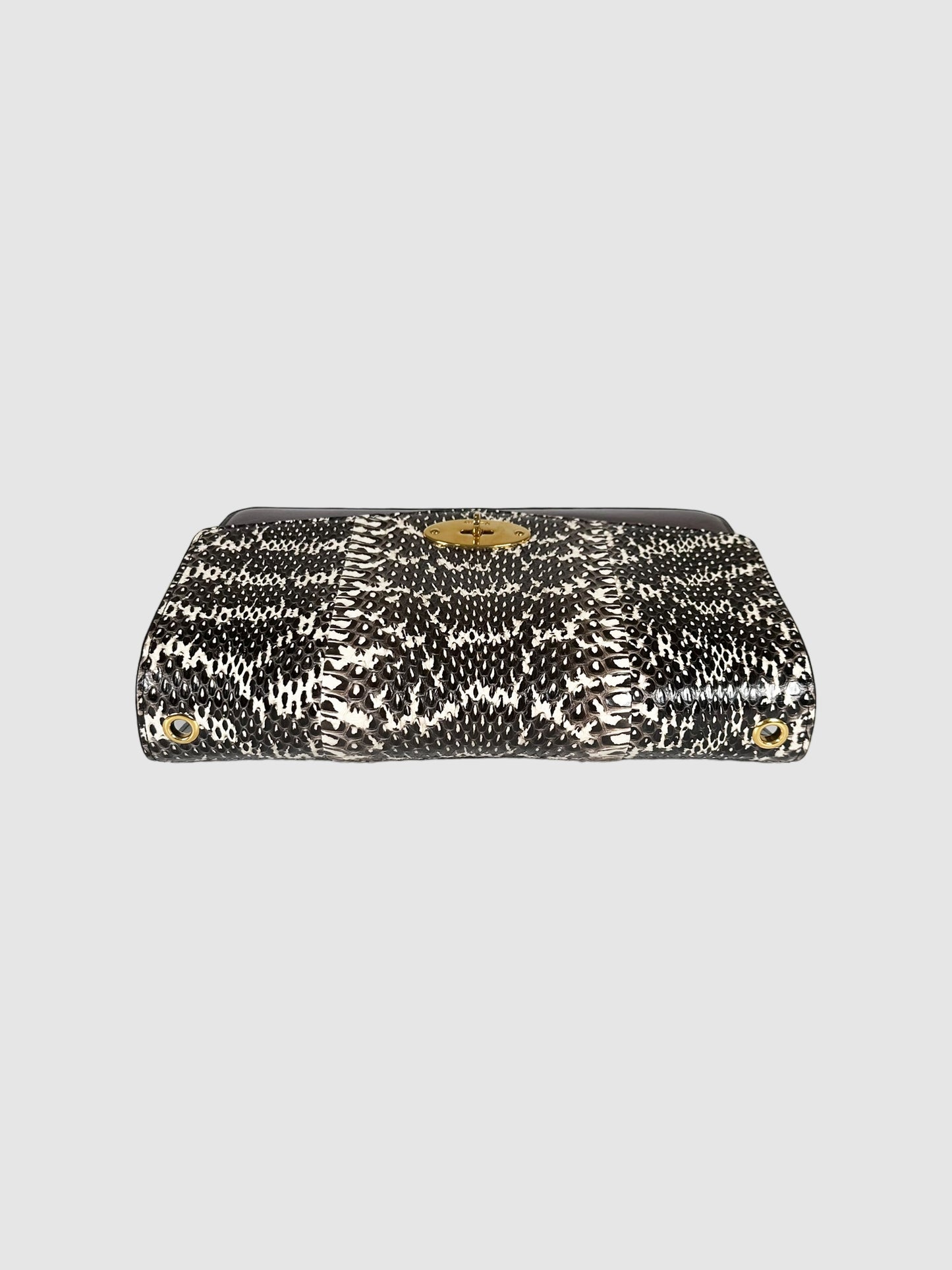 Snakeskin/Smooth Calf Darley Bag