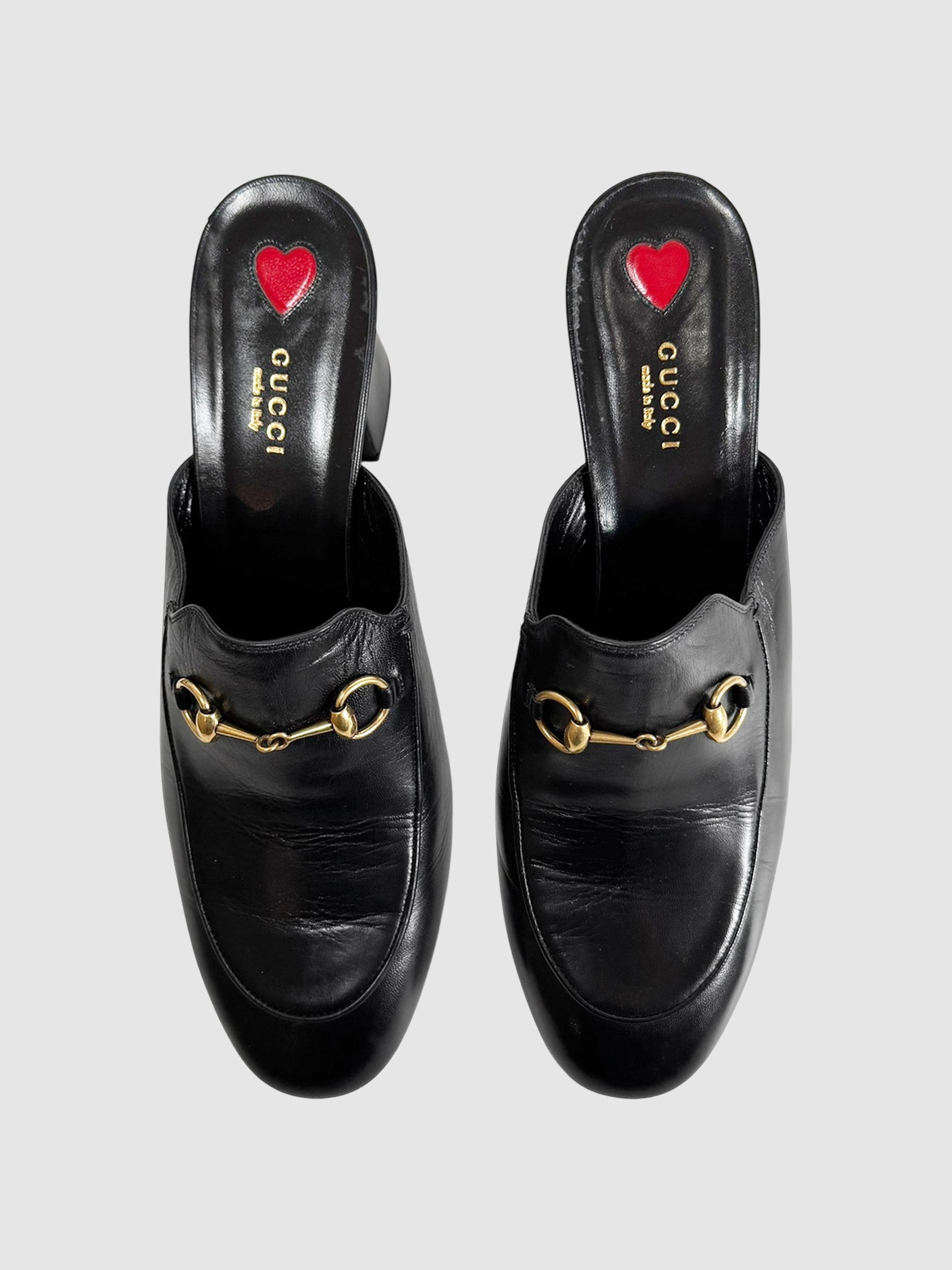 Princetown Block Heel Mules