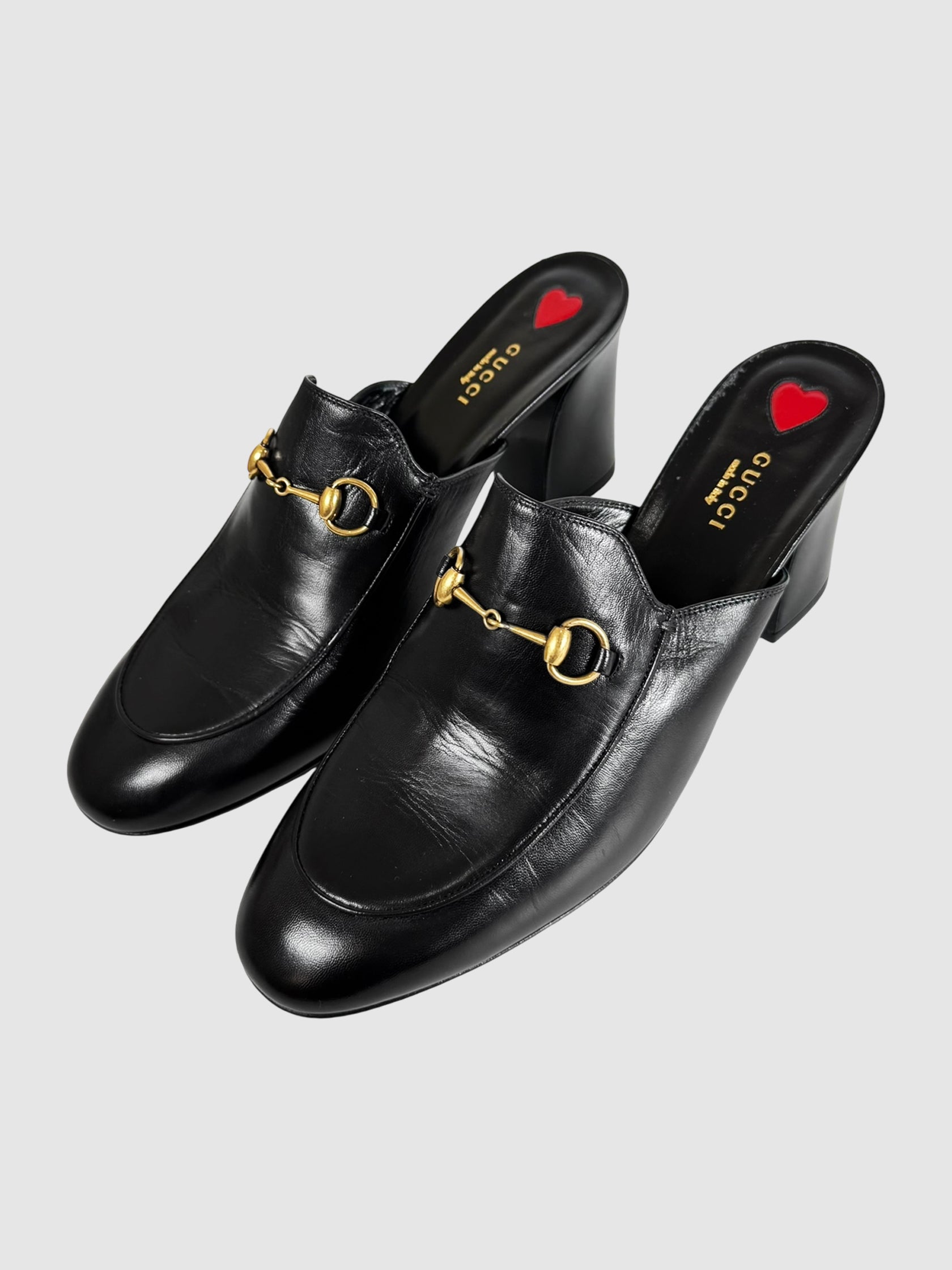 Princetown Block Heel Mules