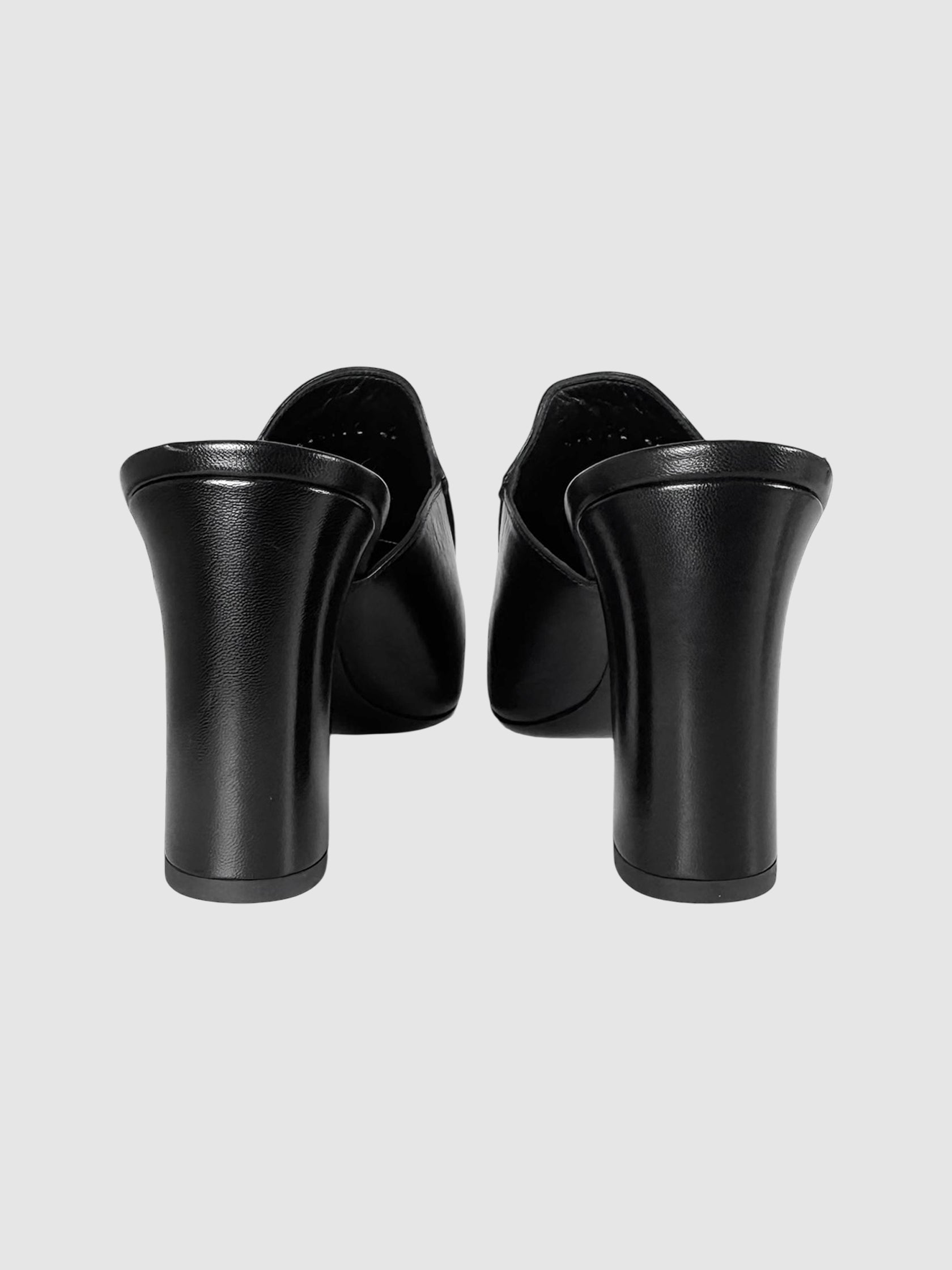 Princetown Block Heel Mules