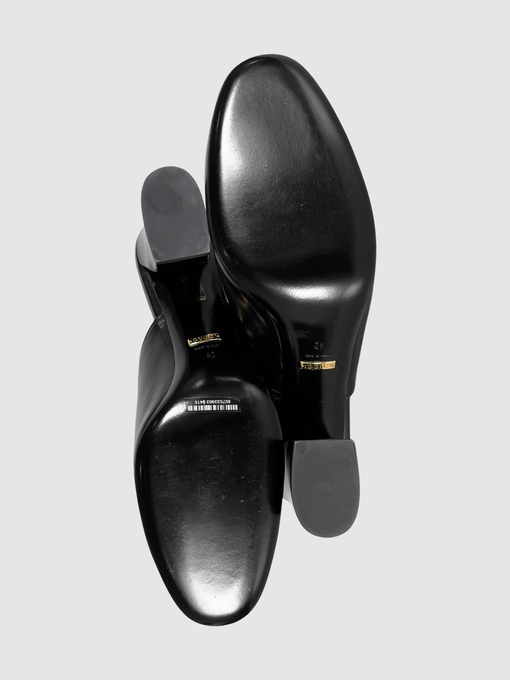 Princetown Block Heel Mules