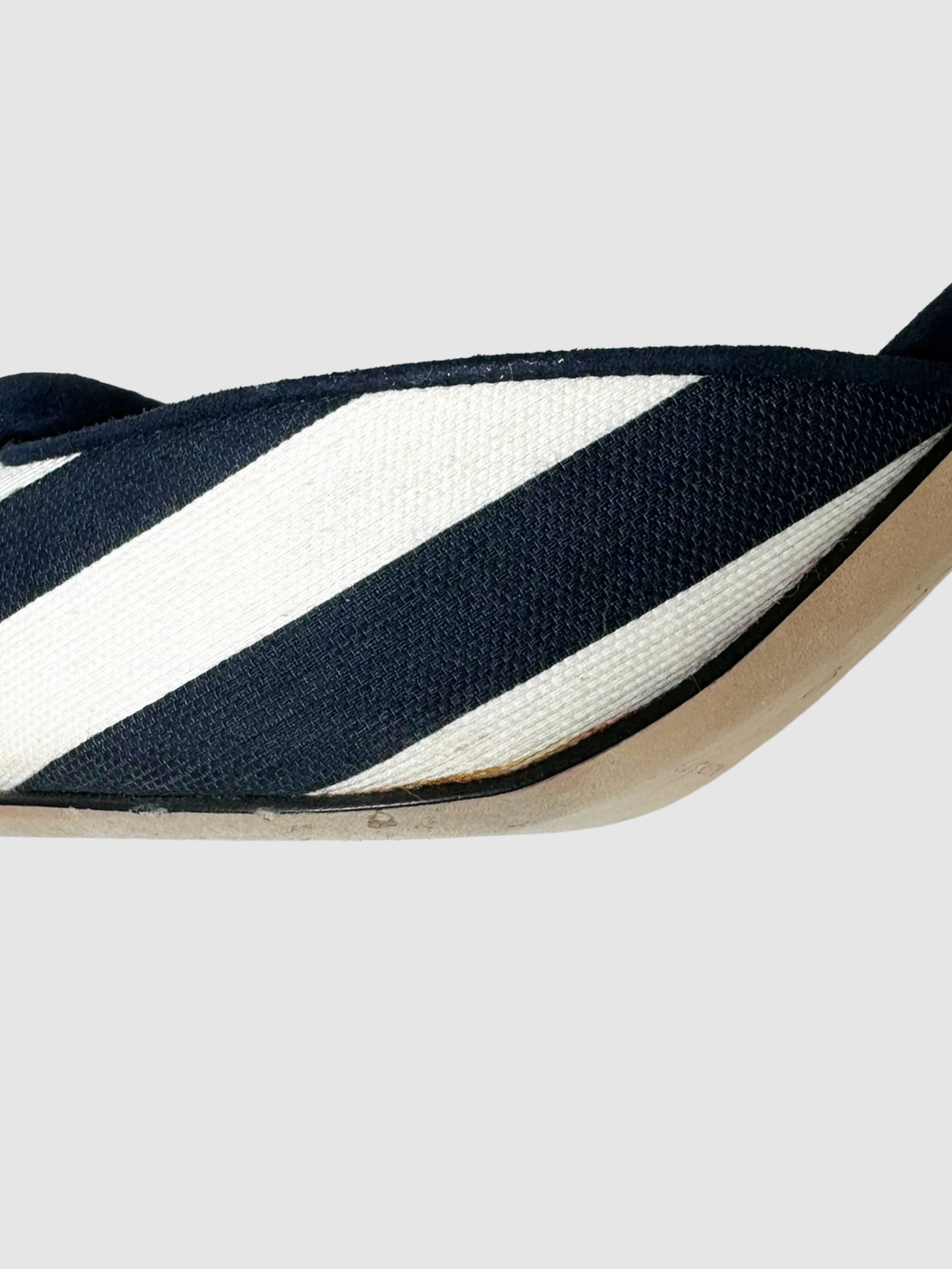 Maysalebi Stripe Mule Pumps- Size 40