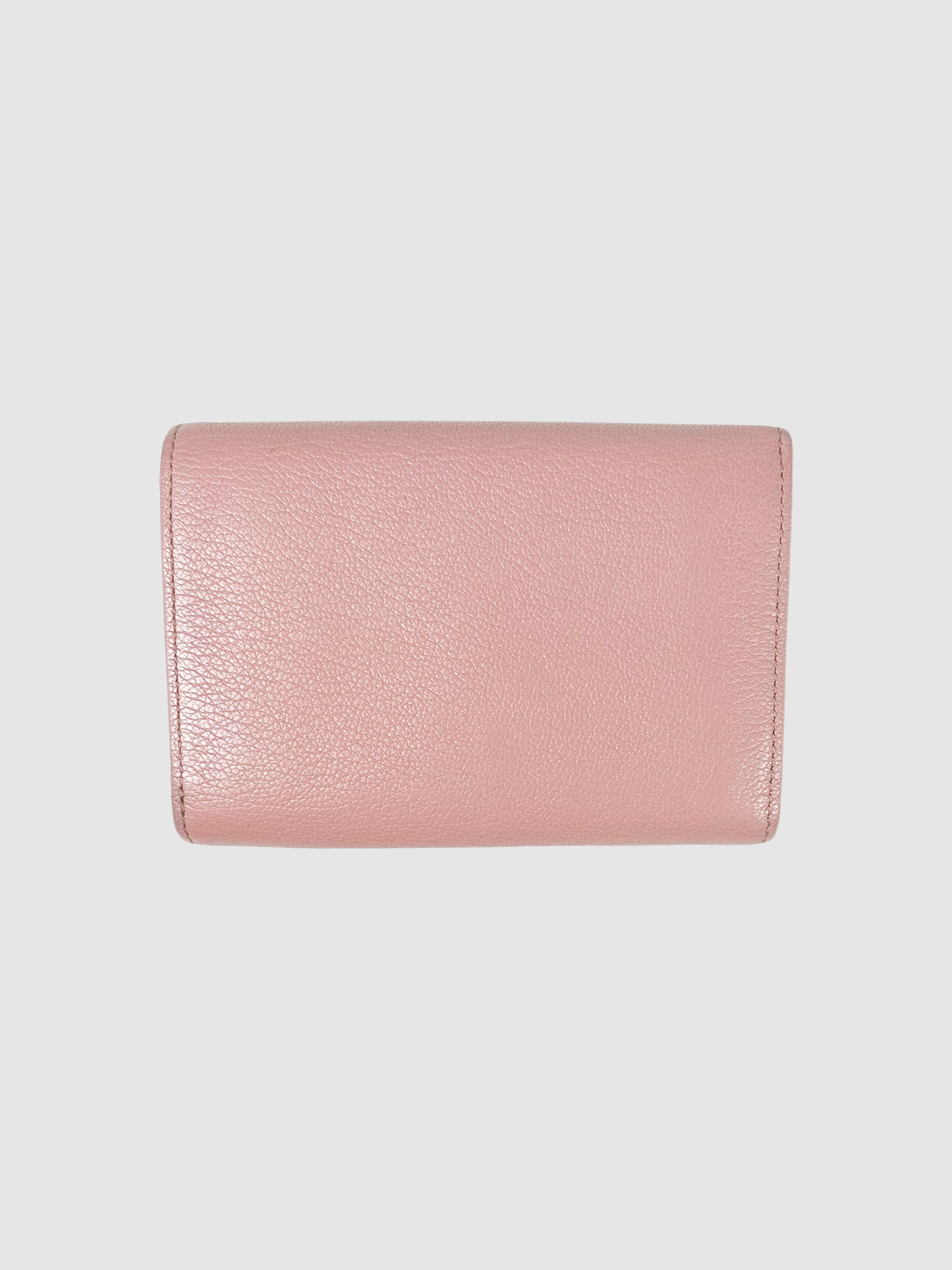 Plaque Continental Flap Wallet