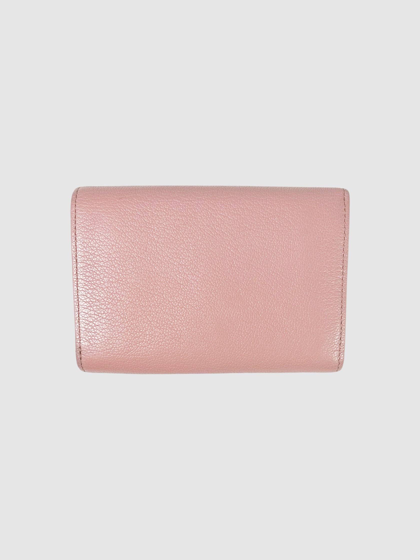 Plaque Continental Flap Wallet