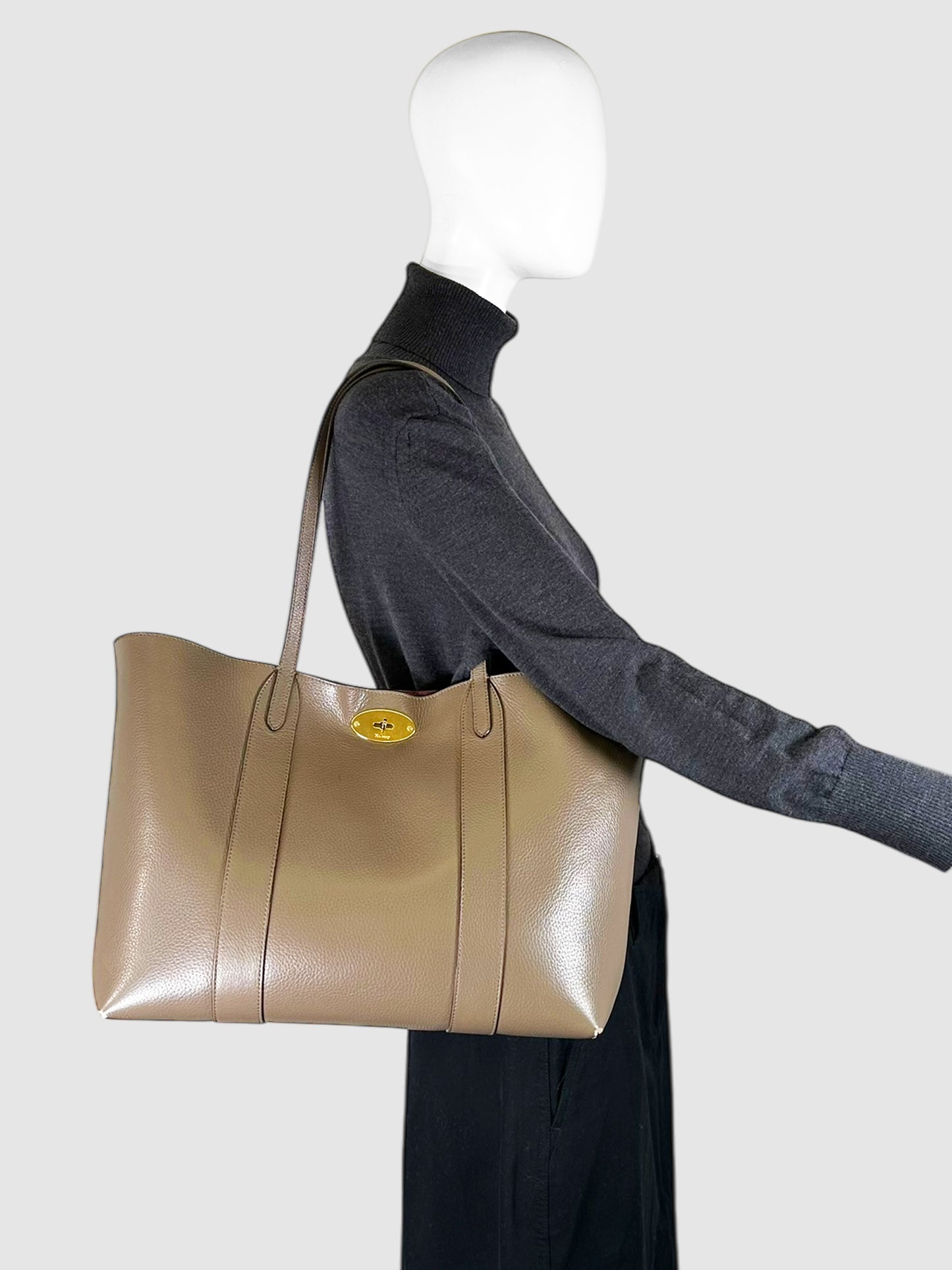 Leather Bayswater Tote Bag