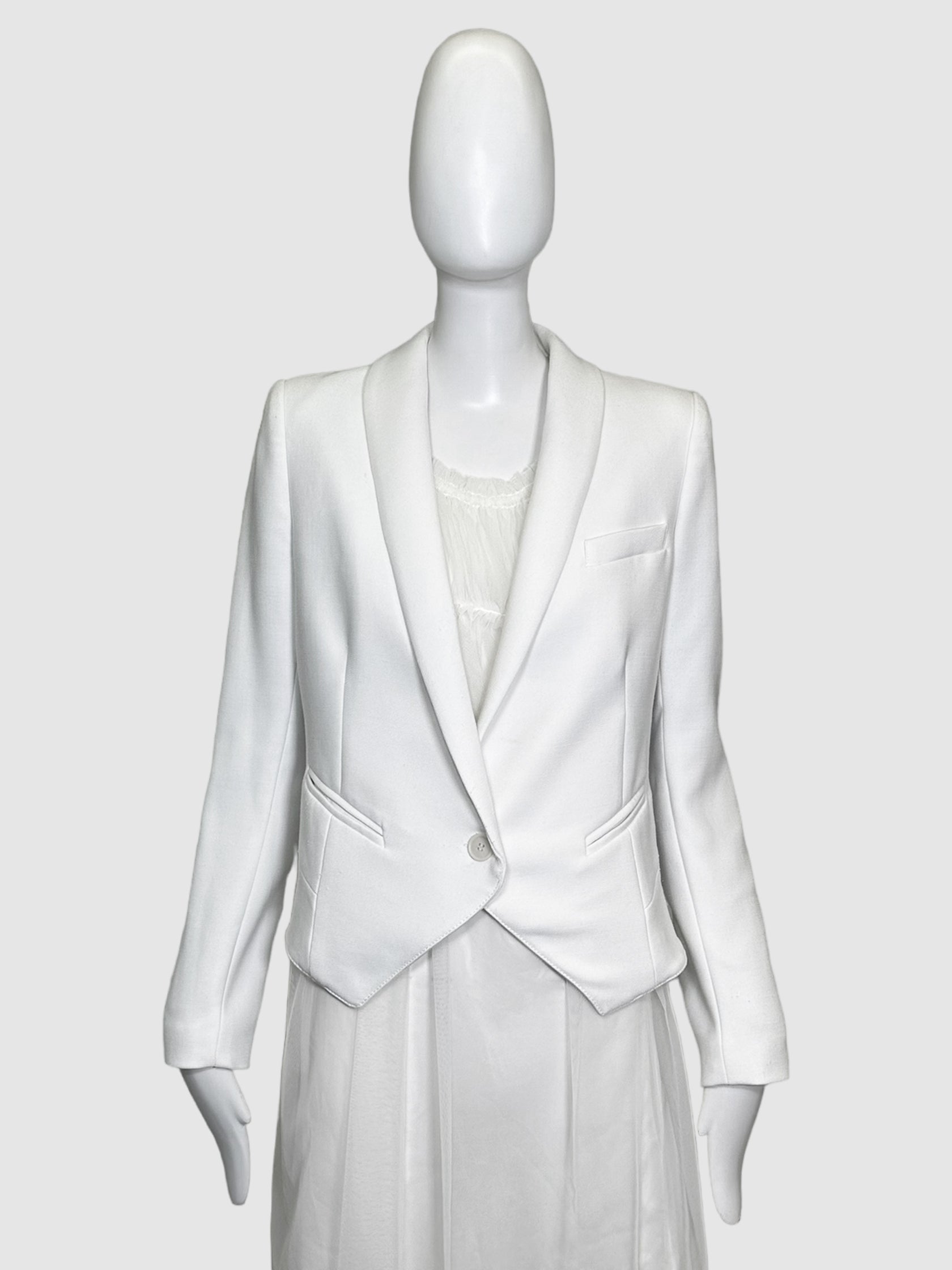 Smythe Single-Breasted Blazer - Size 6