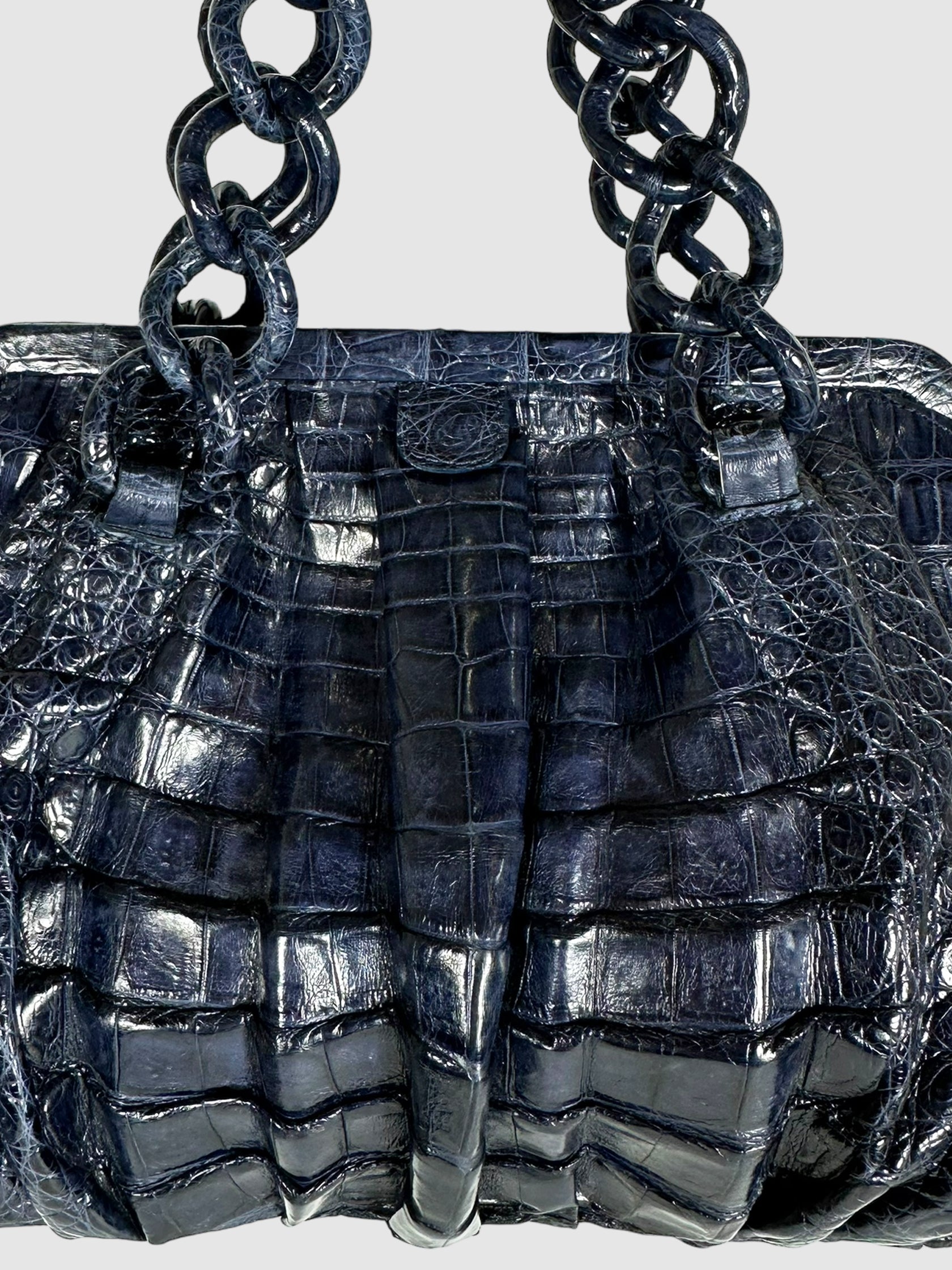 Small Crocodile Hand Bag