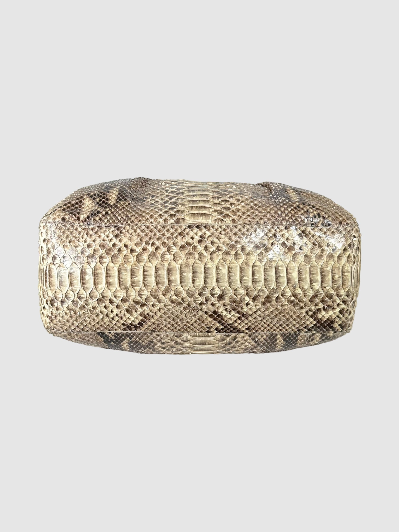 Crocodile and Python Fringe Bag