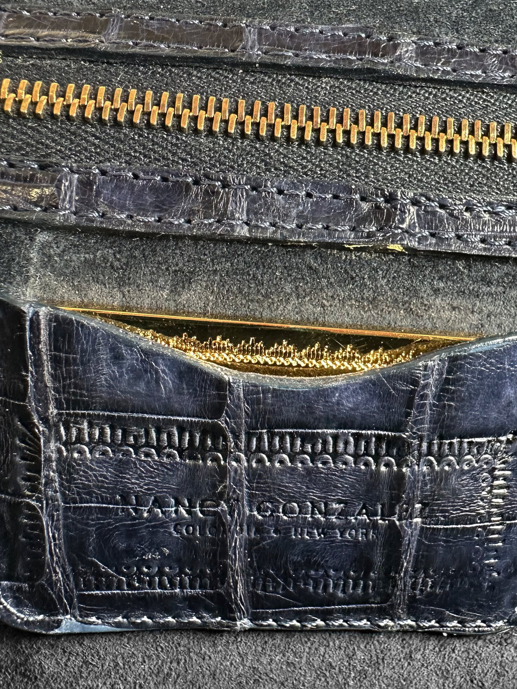 Small Crocodile Hand Bag