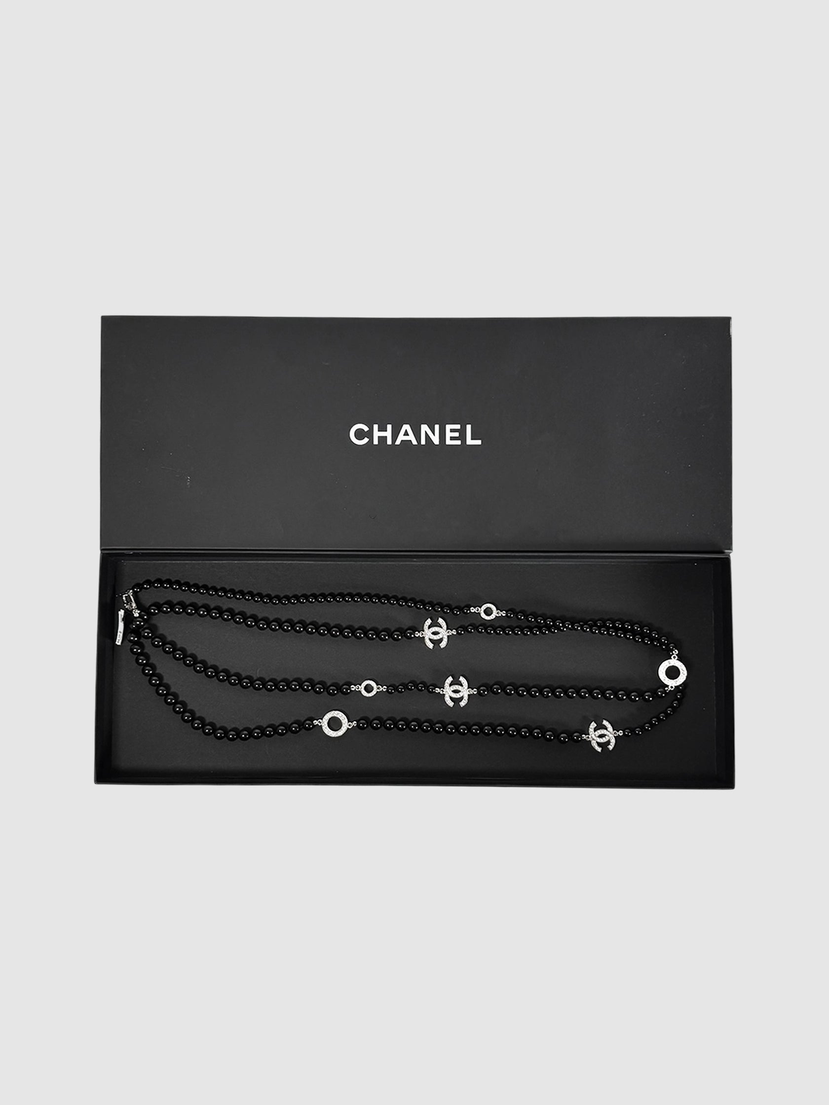 2016 Long Beaded CC Necklace