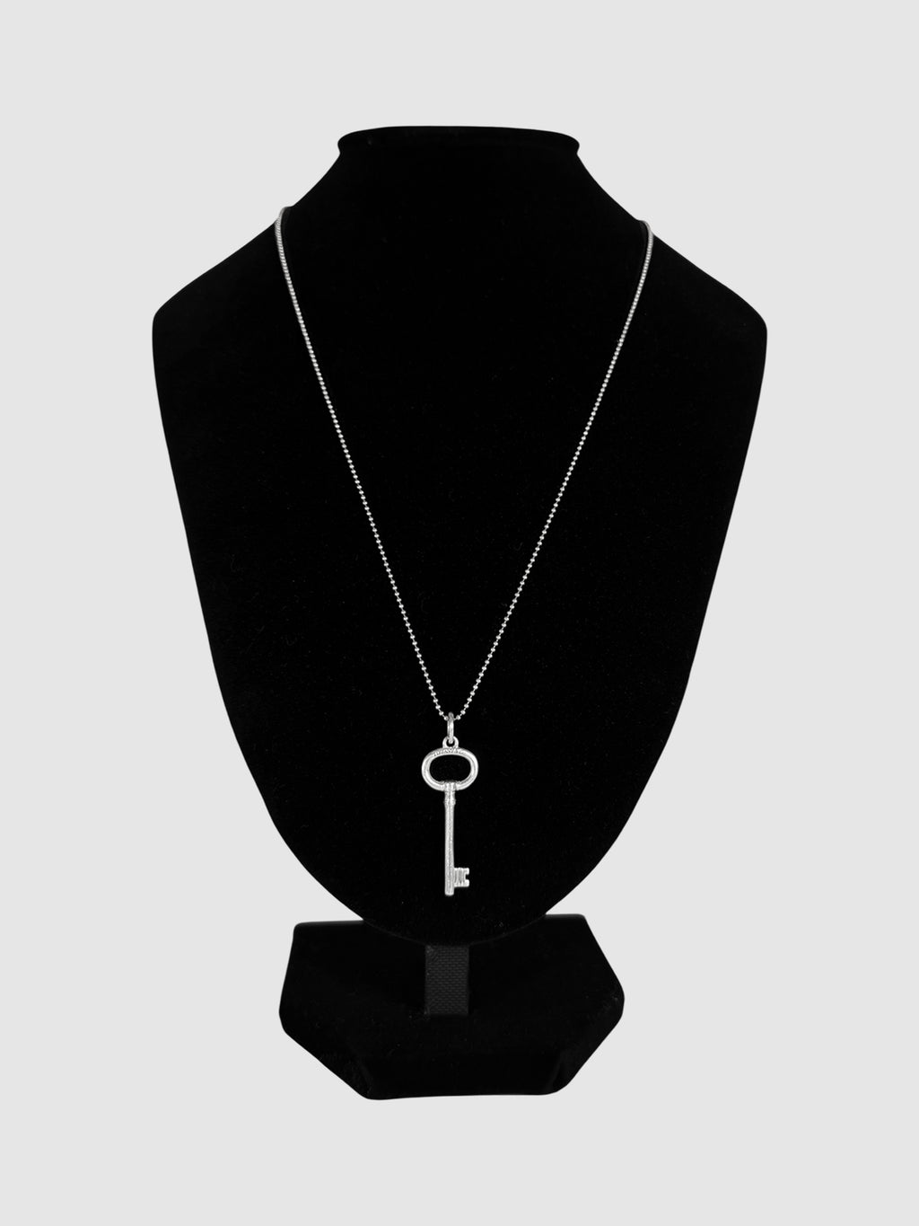 Oval Key Pendant Necklace