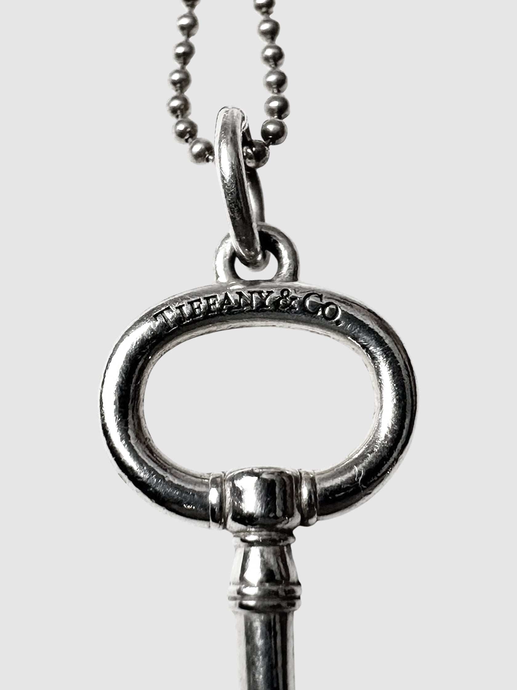 Oval Key Pendant Necklace